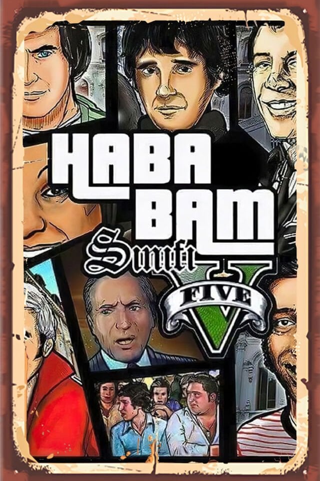 Yeşilçam Temalı Retro Ahşap Poster