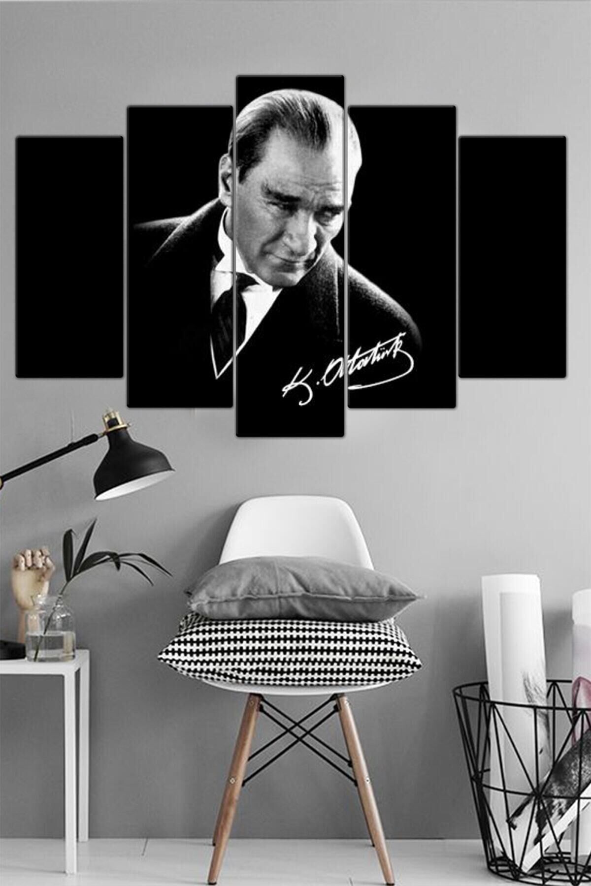 Atatürk Temalı 5 Parça Tablo