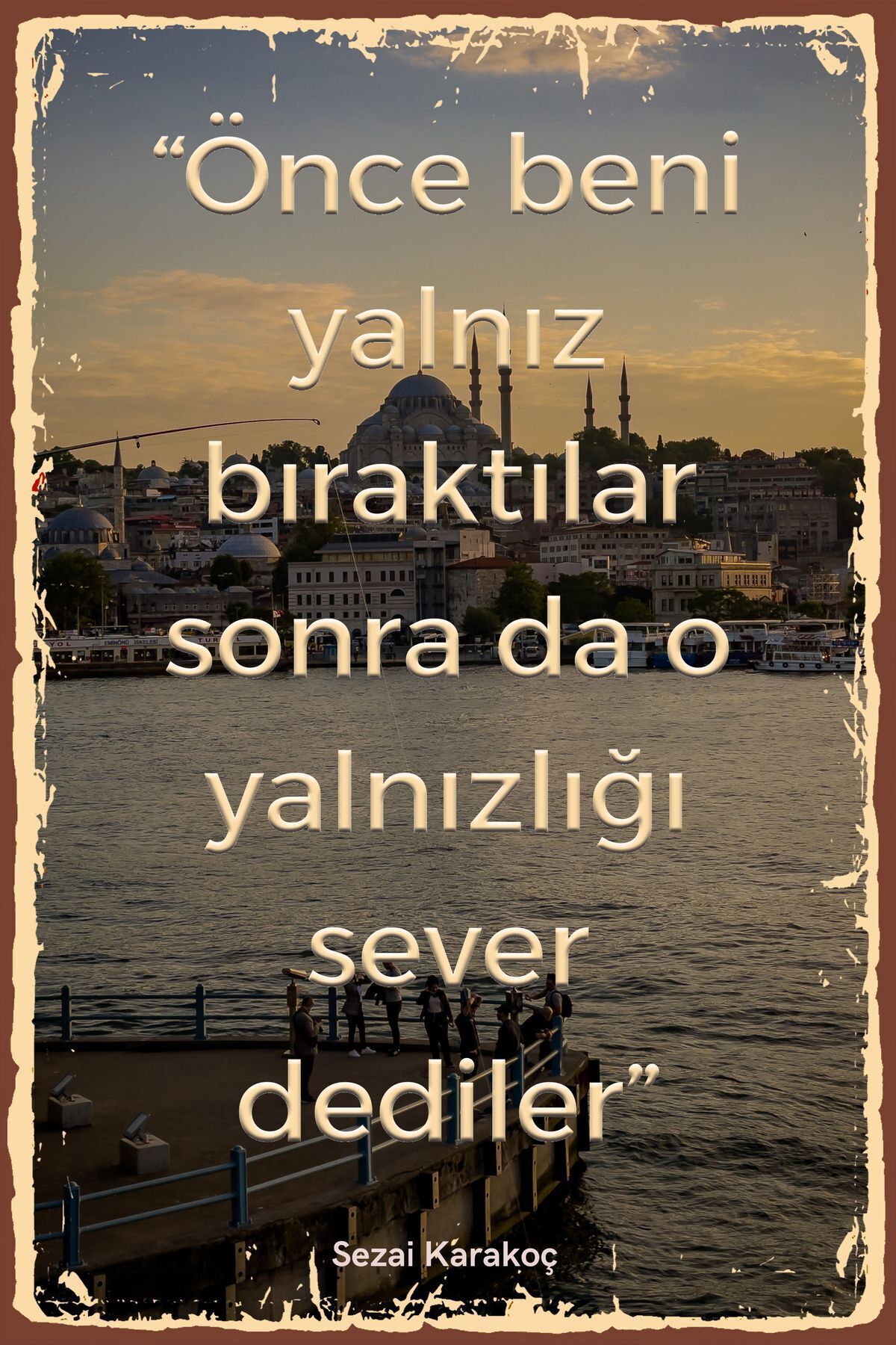 Duvar Yazısı Önce Beni Yalnız Bıraktılar