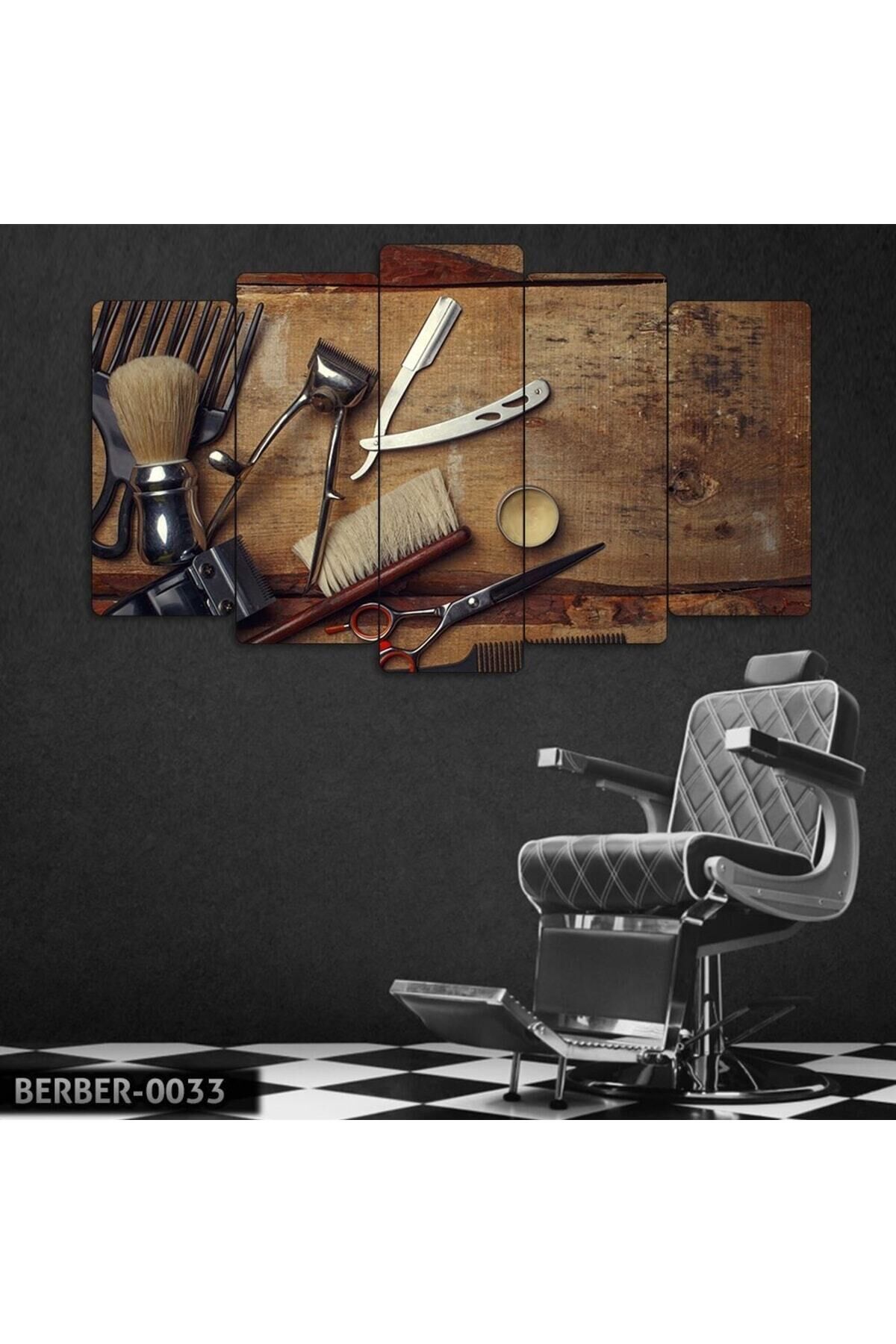 5 Parçalı Mdf Berber Tablosu