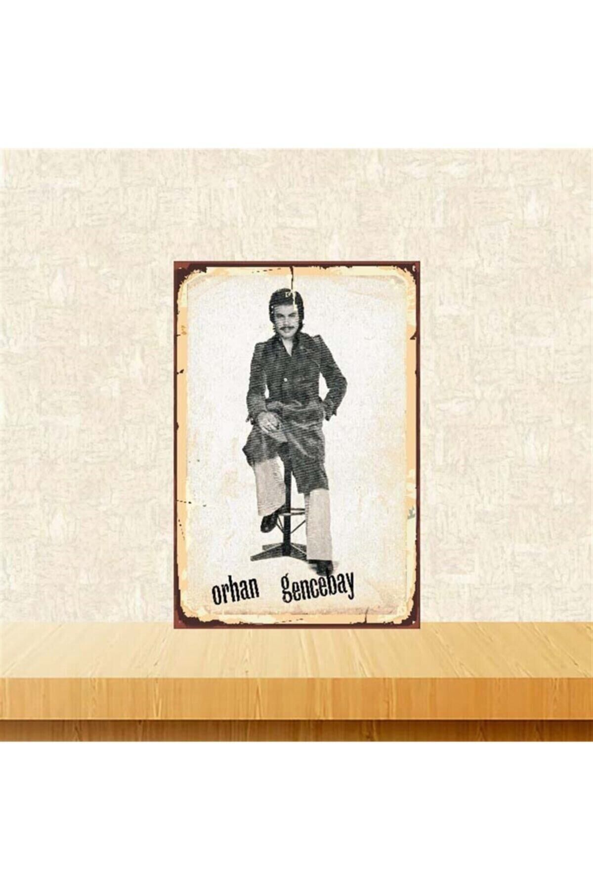 Orhan Gencebay Retro Ahşap Poster 20-30 cmTkfx3704