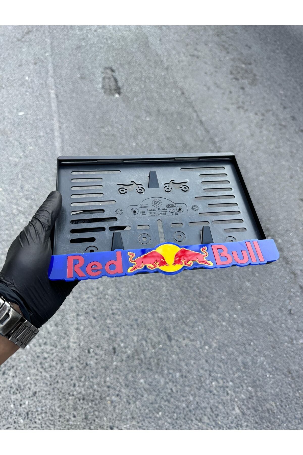 Motor Pleksi Plakalık Redbull tema Uyumlu