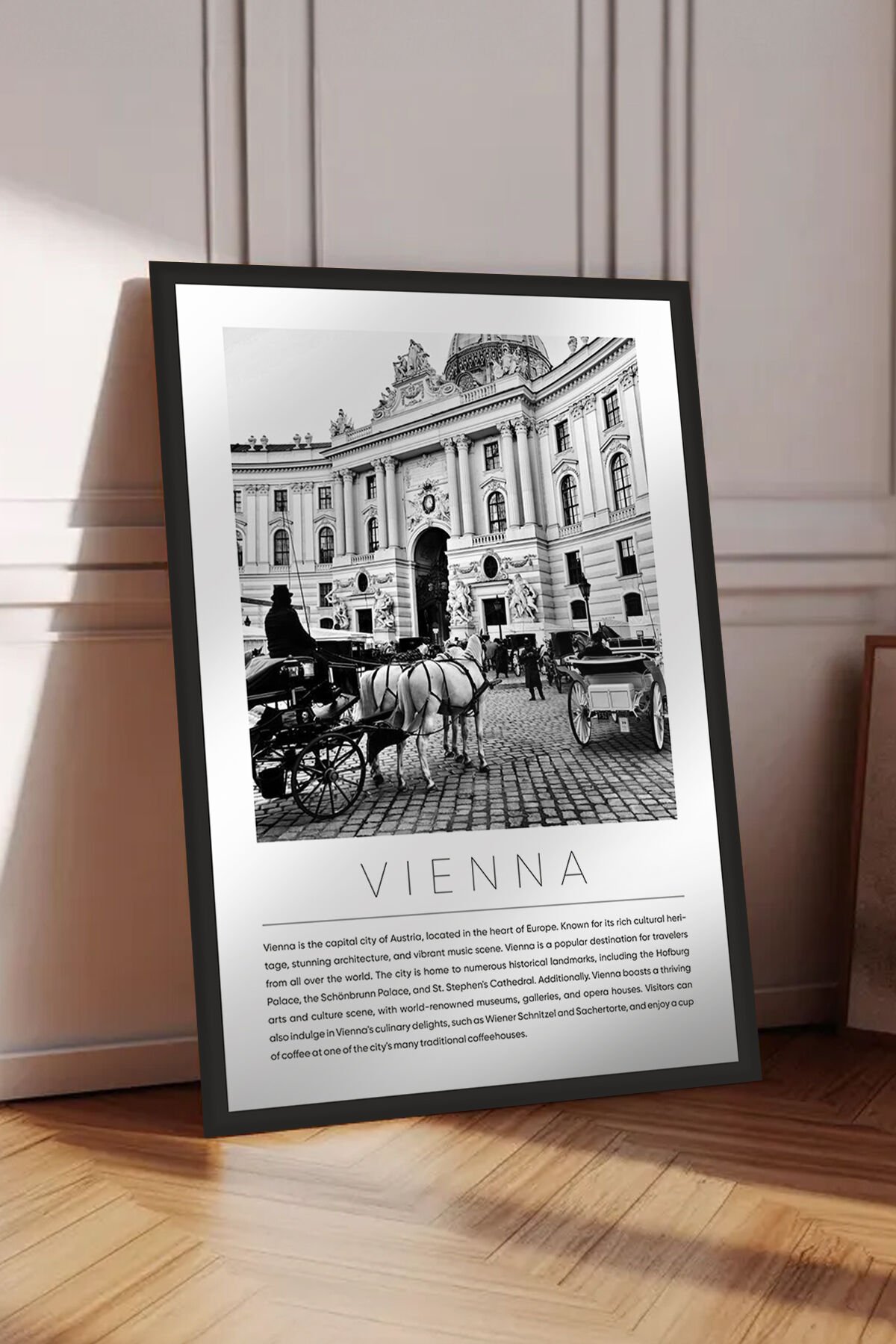 Dünya Şehirleri Koleksiyonu Çerçeve Görünümlü Mdf Tablo