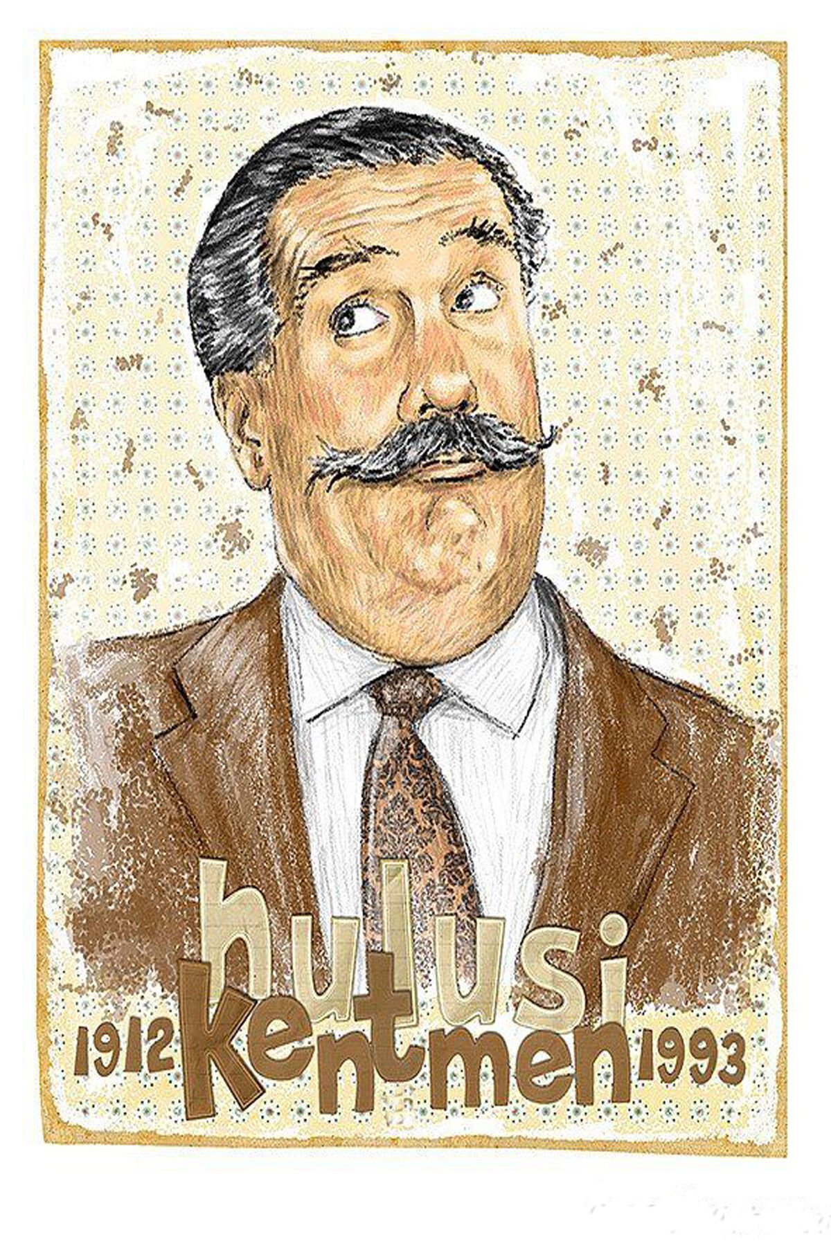 Yeşilçam Temalı Retro Ahşap Poster