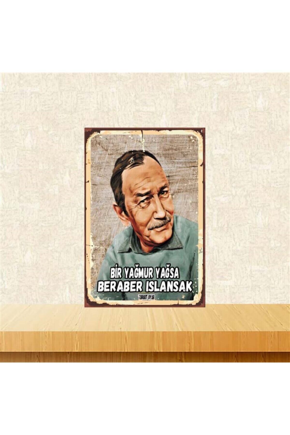 Retro Ahşap Poster 20-30 cm