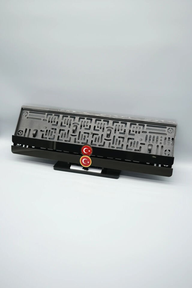 ALTIN TÜRKİYE BAYRAĞI 3D KABARTMALI PLEKSİ ARABA PLAKALIĞI