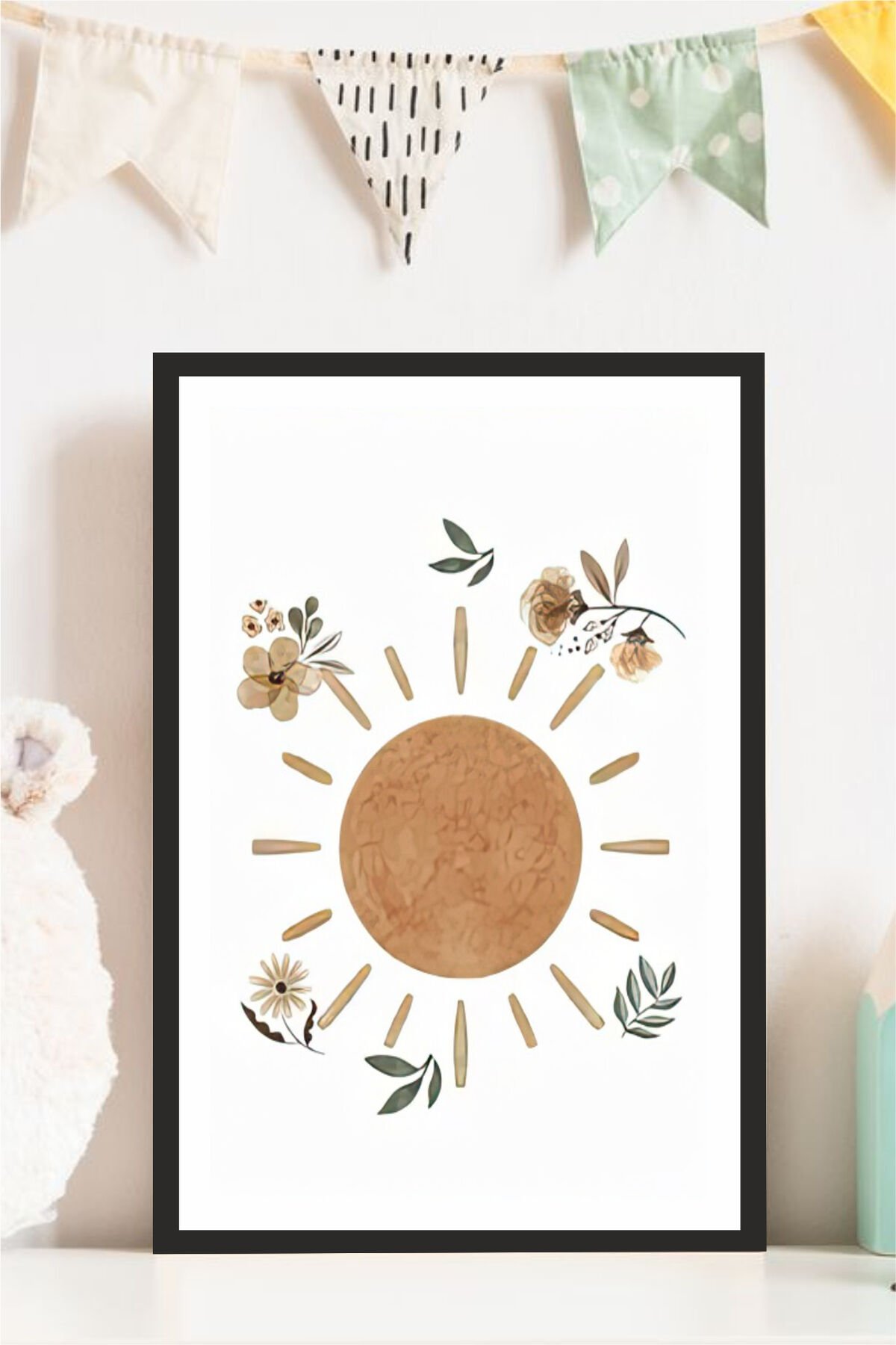 Çocuk Odası Tasarımlı Çerçeve Görünümlü Mdf Tablo