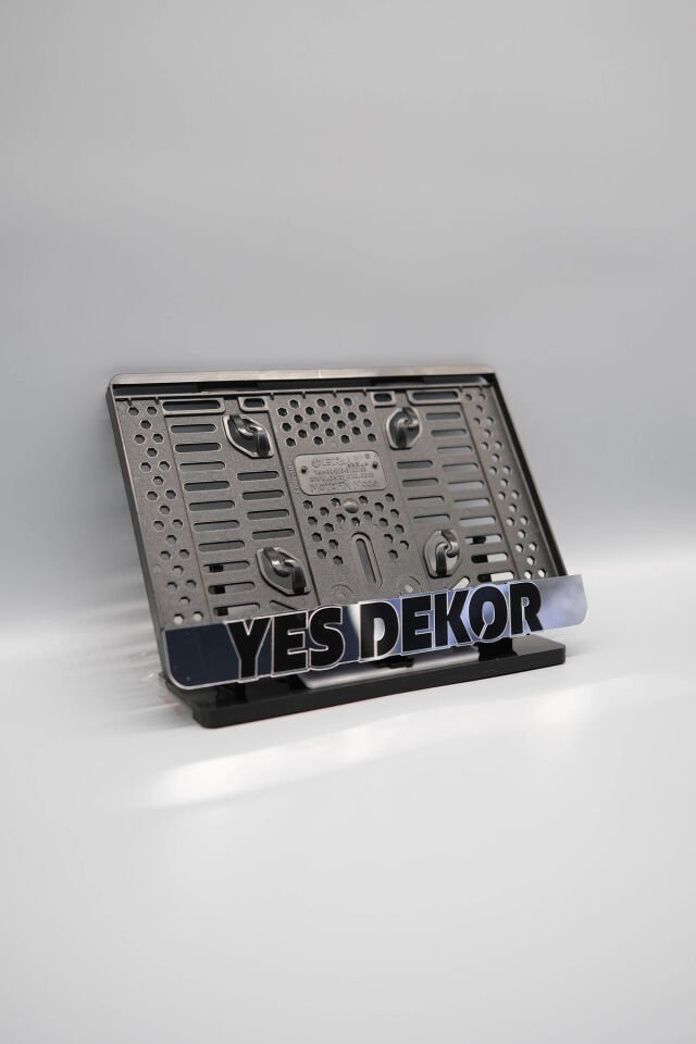 YES DEKOR GÜMÜŞ PLEKSİ MOTOR PLAKALIĞI
