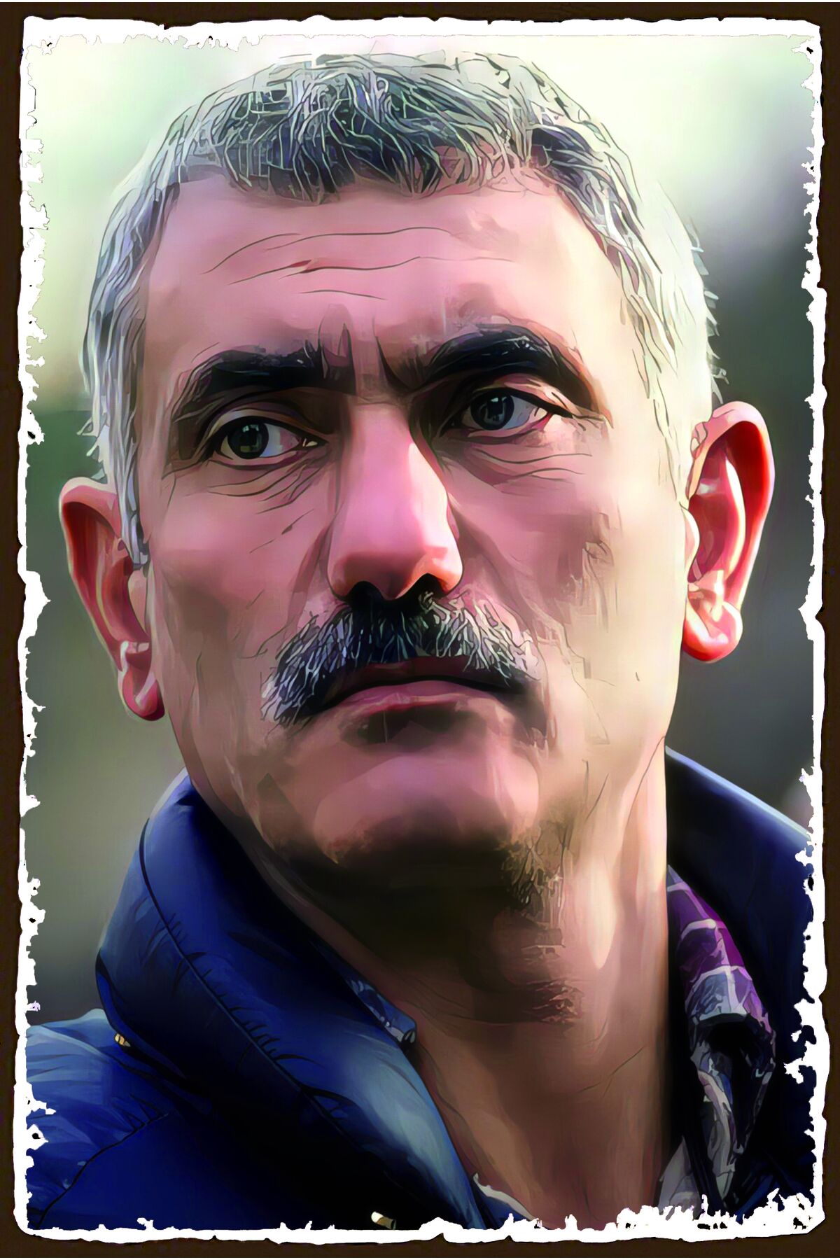 Yılmaz Güney Temalı Retro Ahşap Poster