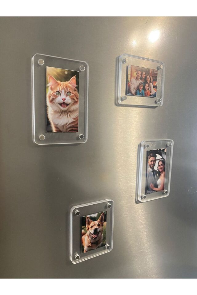 Mıknatıslı Buzdolabı Resim Çerçevesi