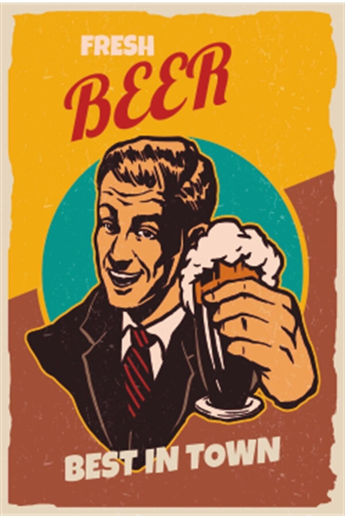 Vintage Tarz Retro Ahşap Poster