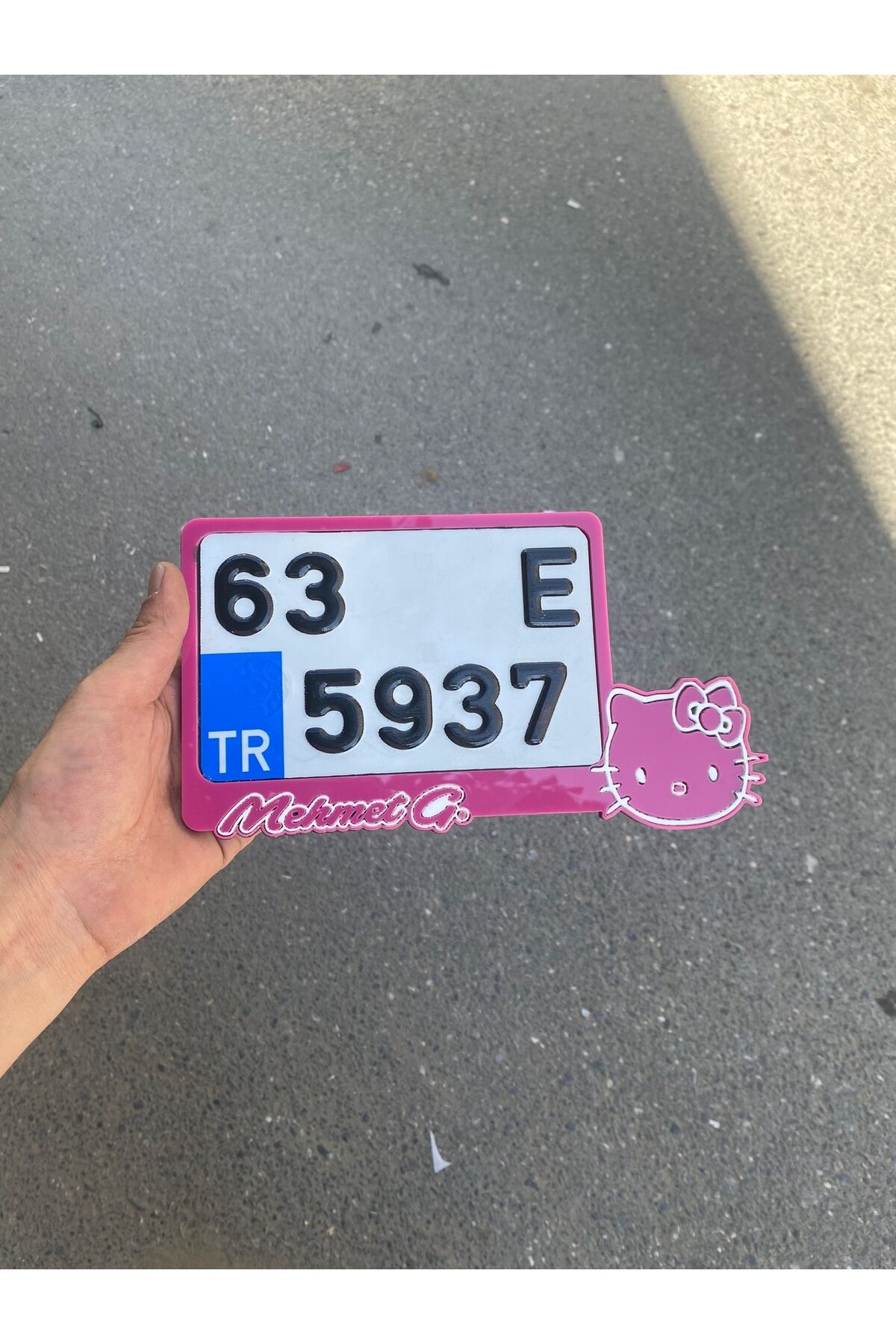 Motor Pleksi Plakalık uyumlu