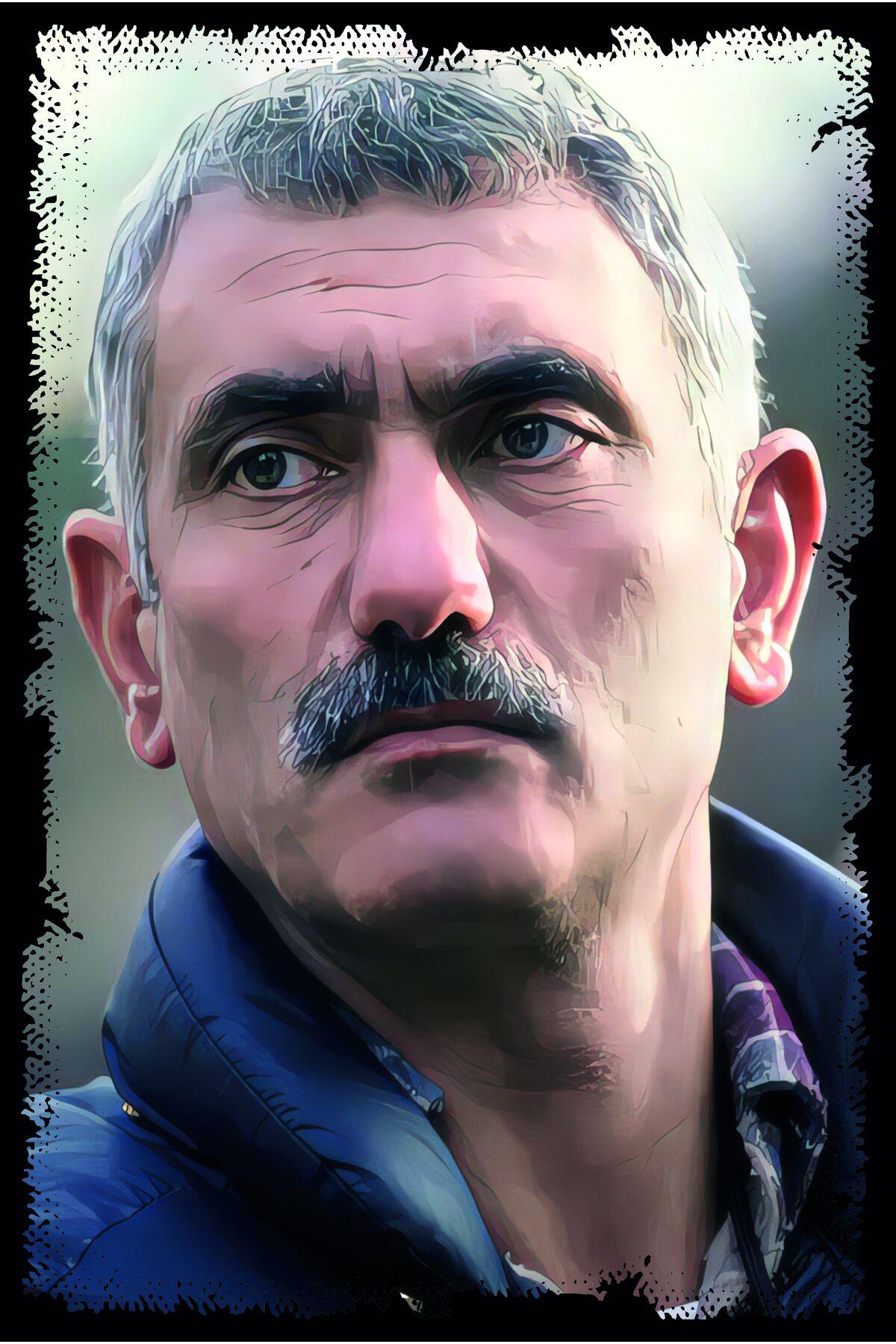 Yılmaz Güney Temalı Retro Ahşap Poster