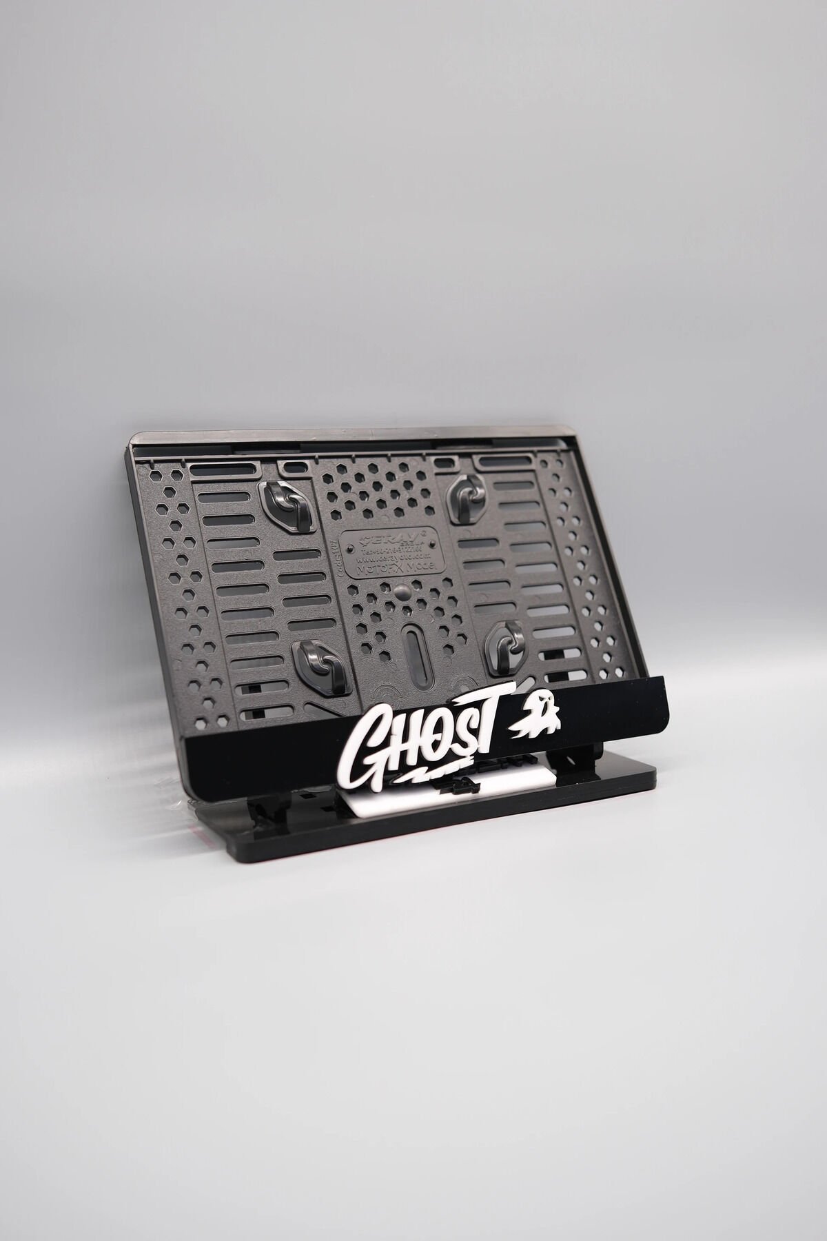 GHOST 3D KABARTMALI PLEKSİ MOTOR PLAKALIĞI