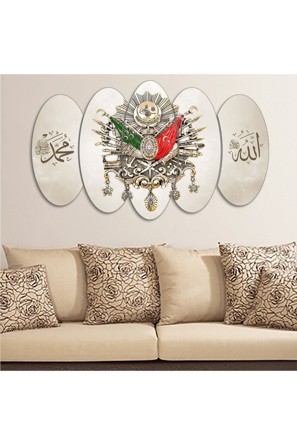 5 PARÇA MDF TABLO OSMANLI 5YMF-2003