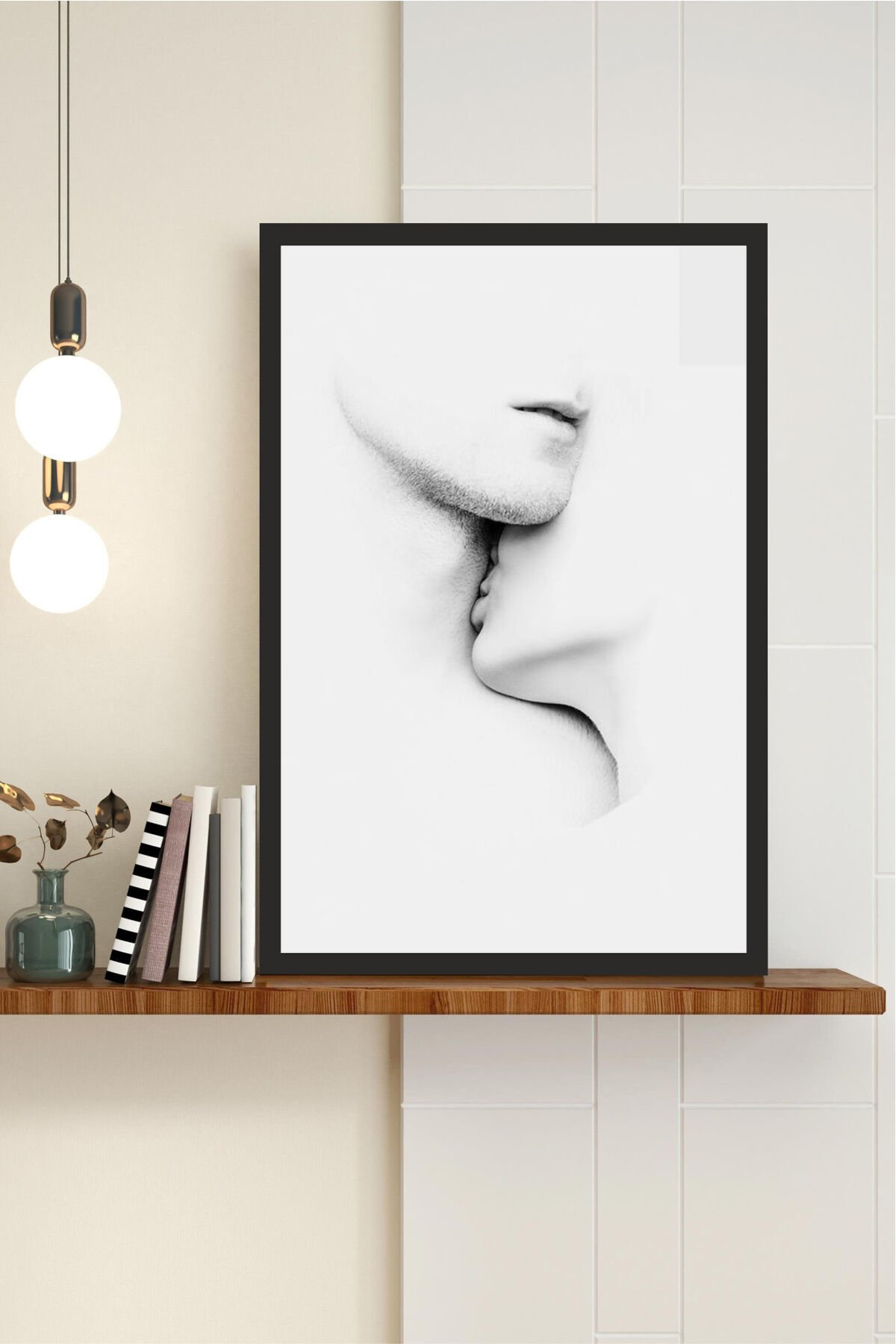 Home Yazılı Ahşap Mdf Çerçeve Görünümlü Mdf Tablo