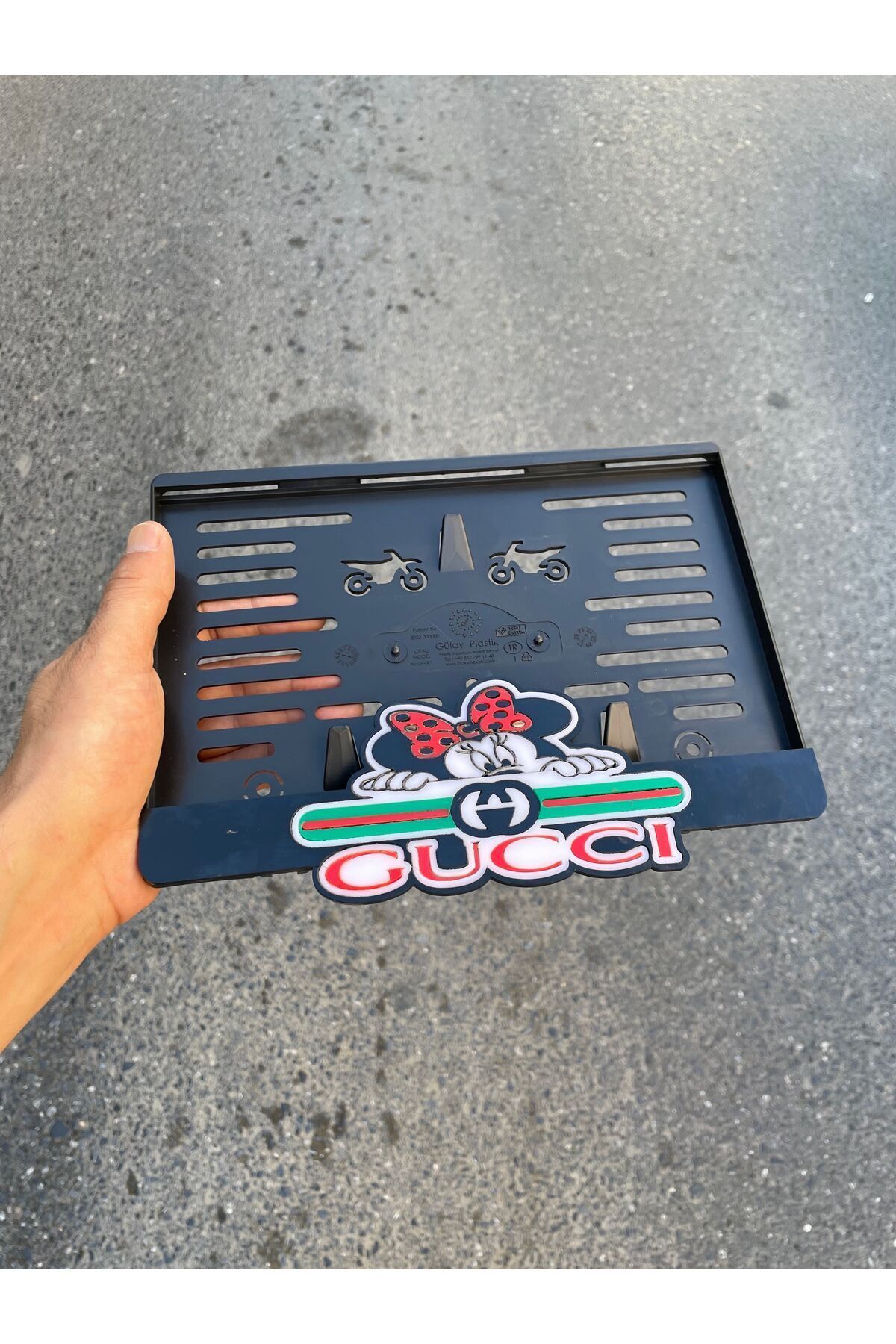 Motorsiklet Pleksi Plakalık