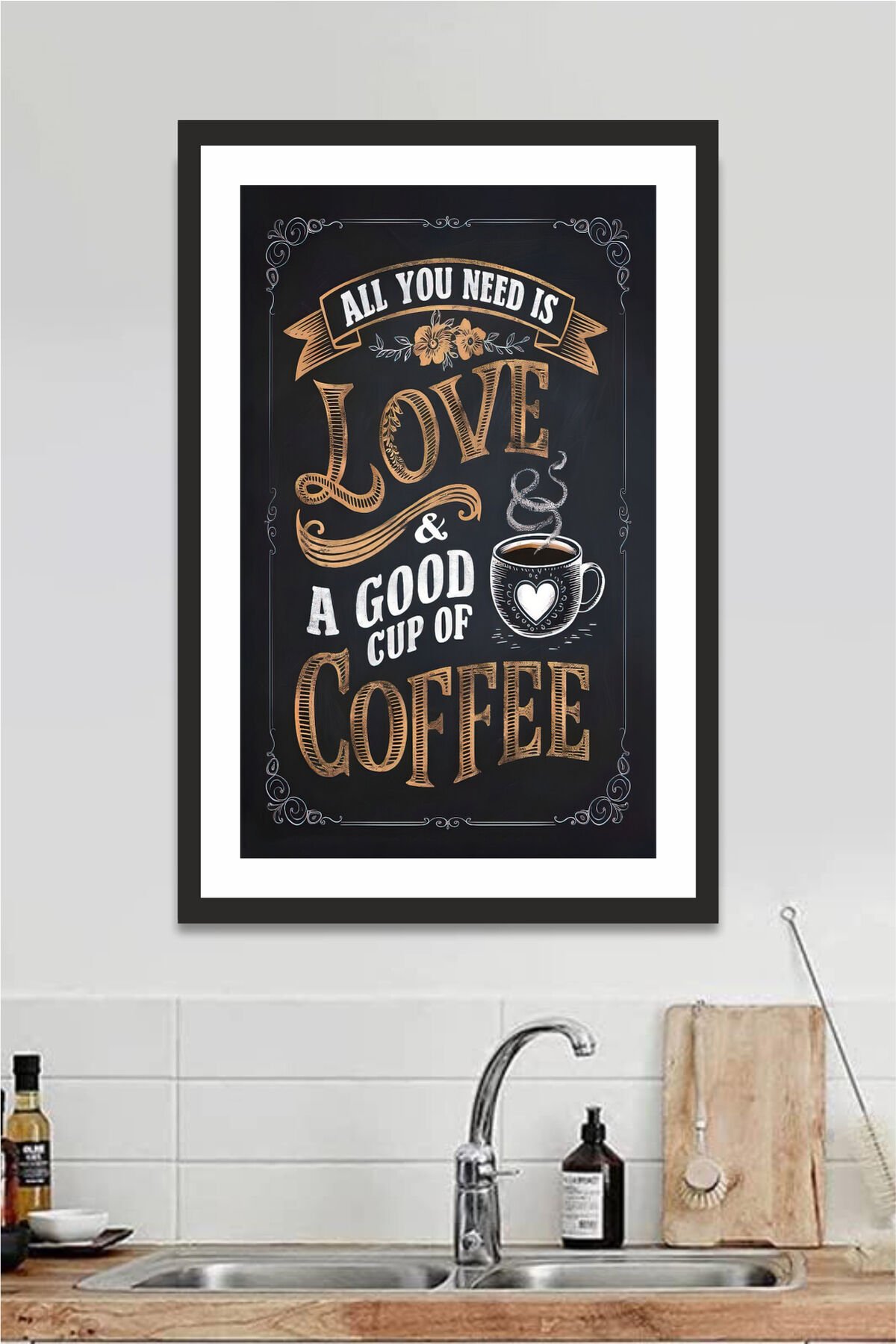 mutfak tasarımlı Çerçeve Görünümlü Mdf Tablo