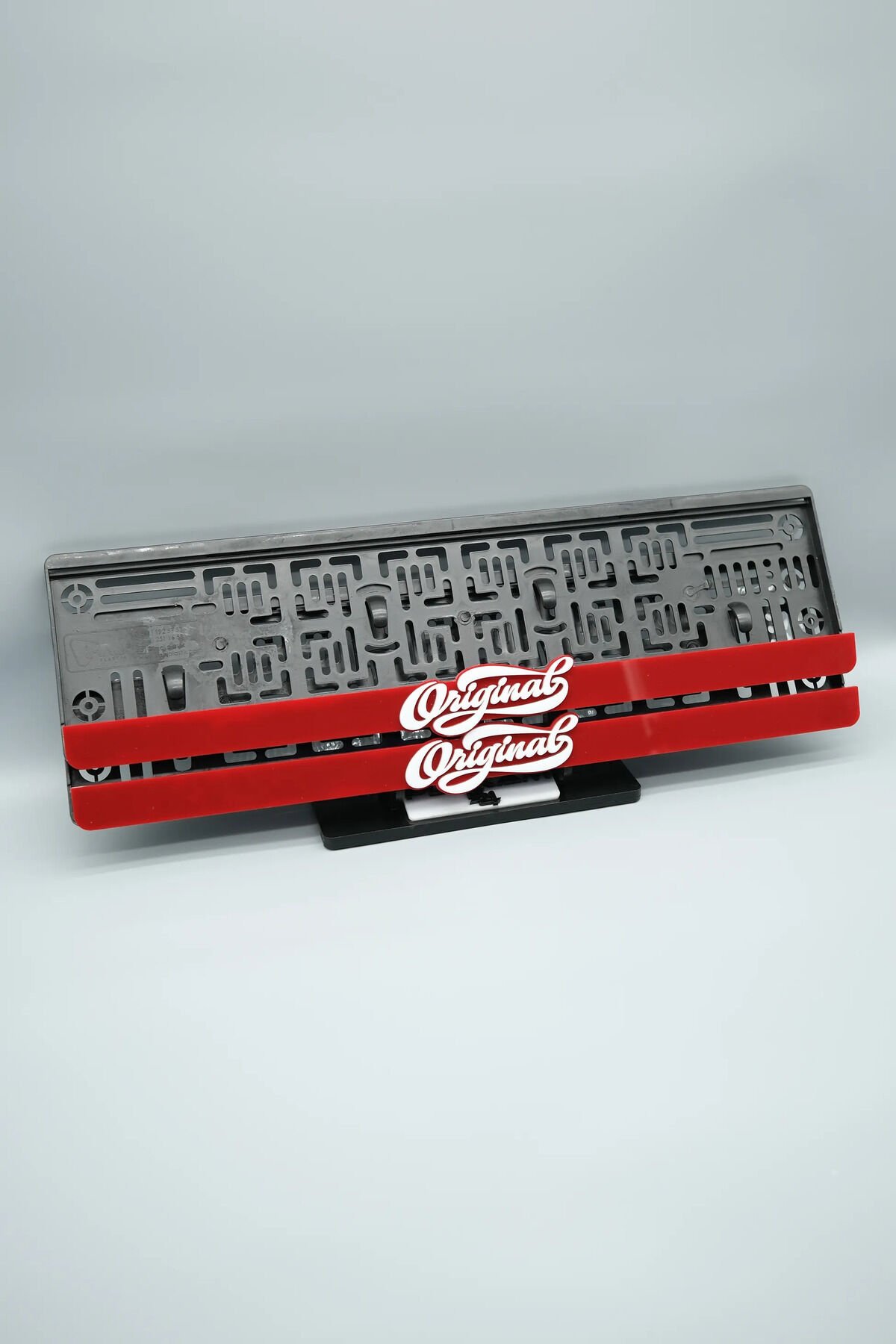 ORİGİNAL YAZILI 3D KABARTMALI PLEKSİ ARABA PLAKALIĞI