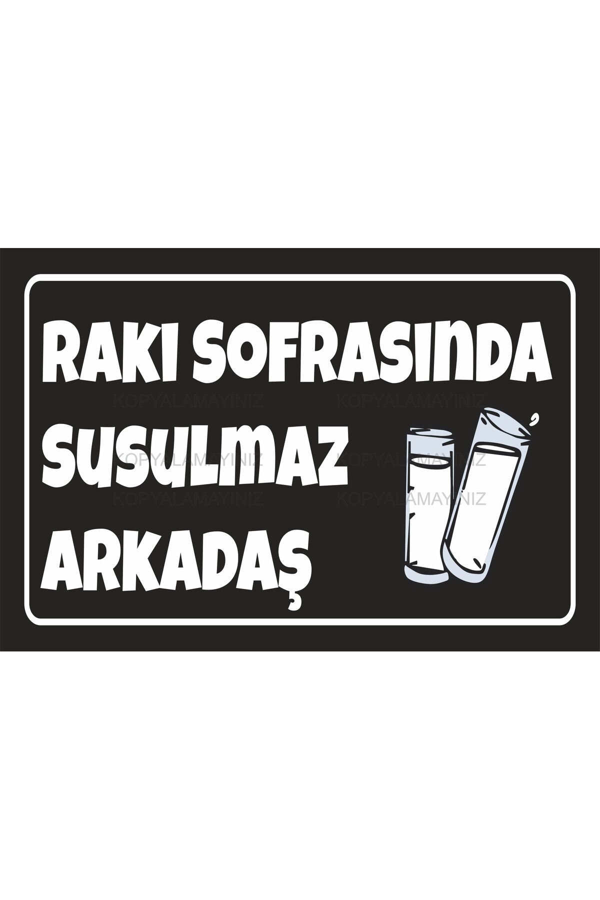 sofrasında susulmaz içki masası alkol dekorasyon tablo retro ahşap poster