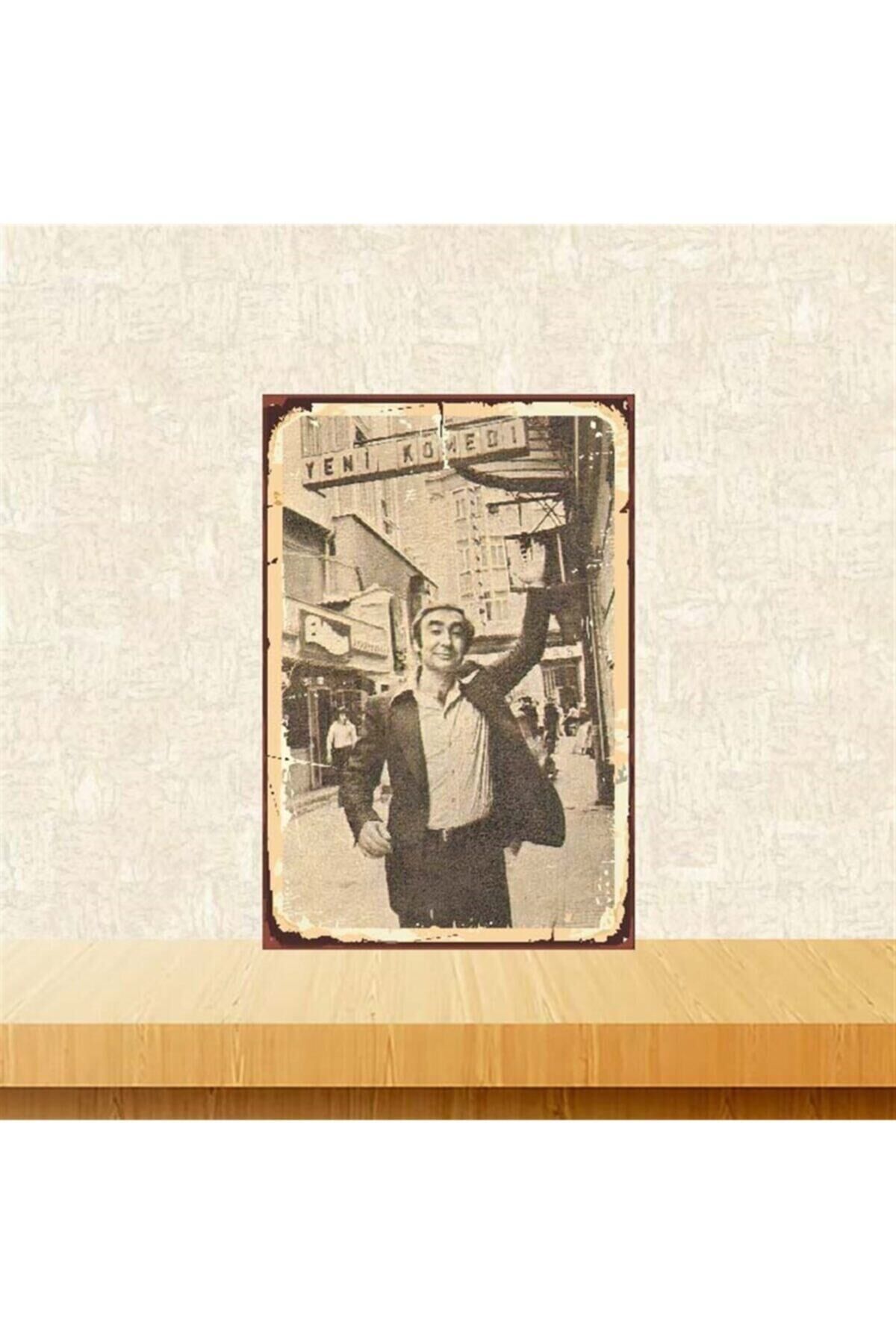 Şener Şen 20-30 cm Retro Ahşap Poster Tkfx3702