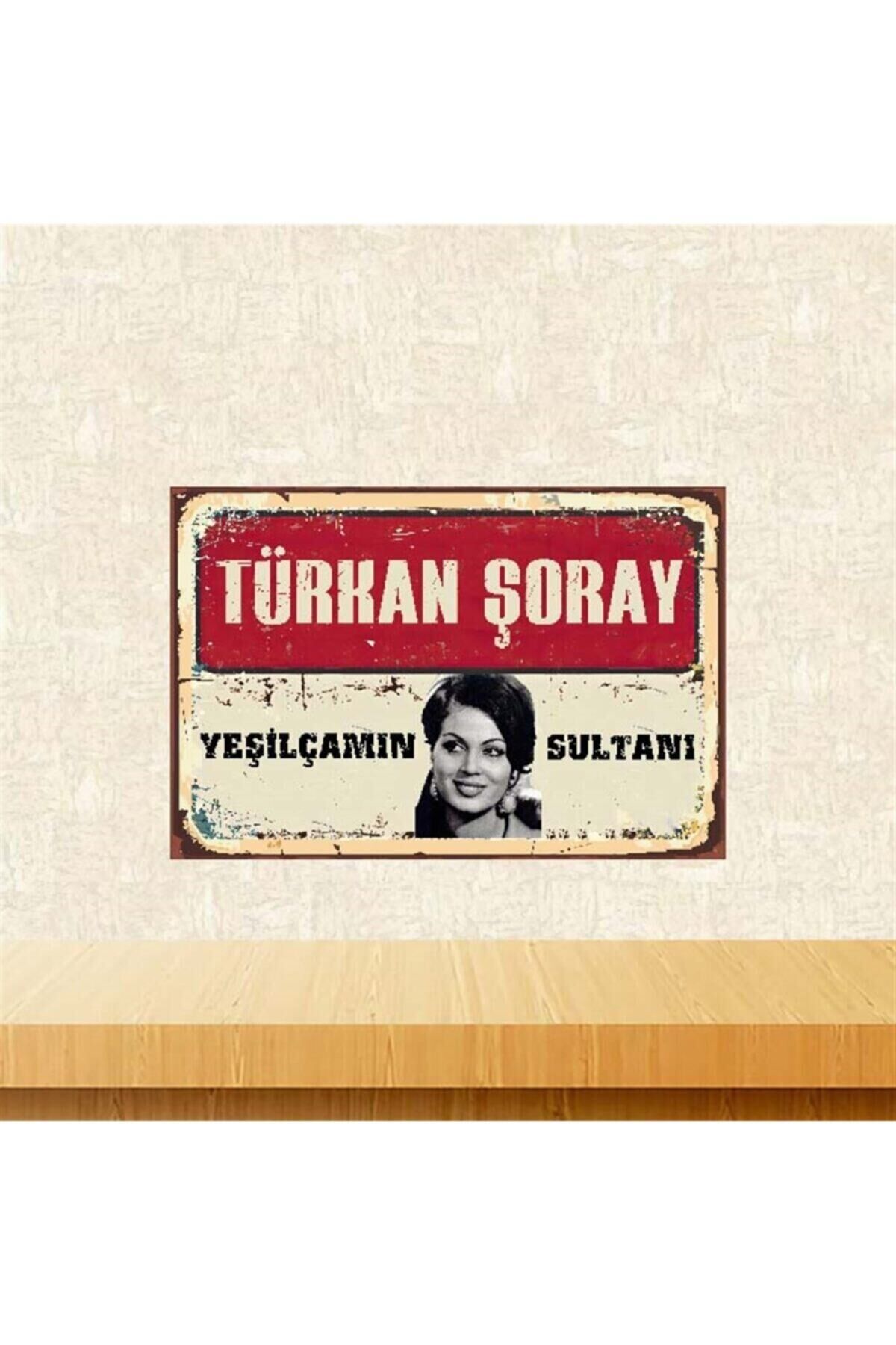 Ahşap Retro Türkan Şoray Yeşilçamın Sultanı Posteri 20-30 cm