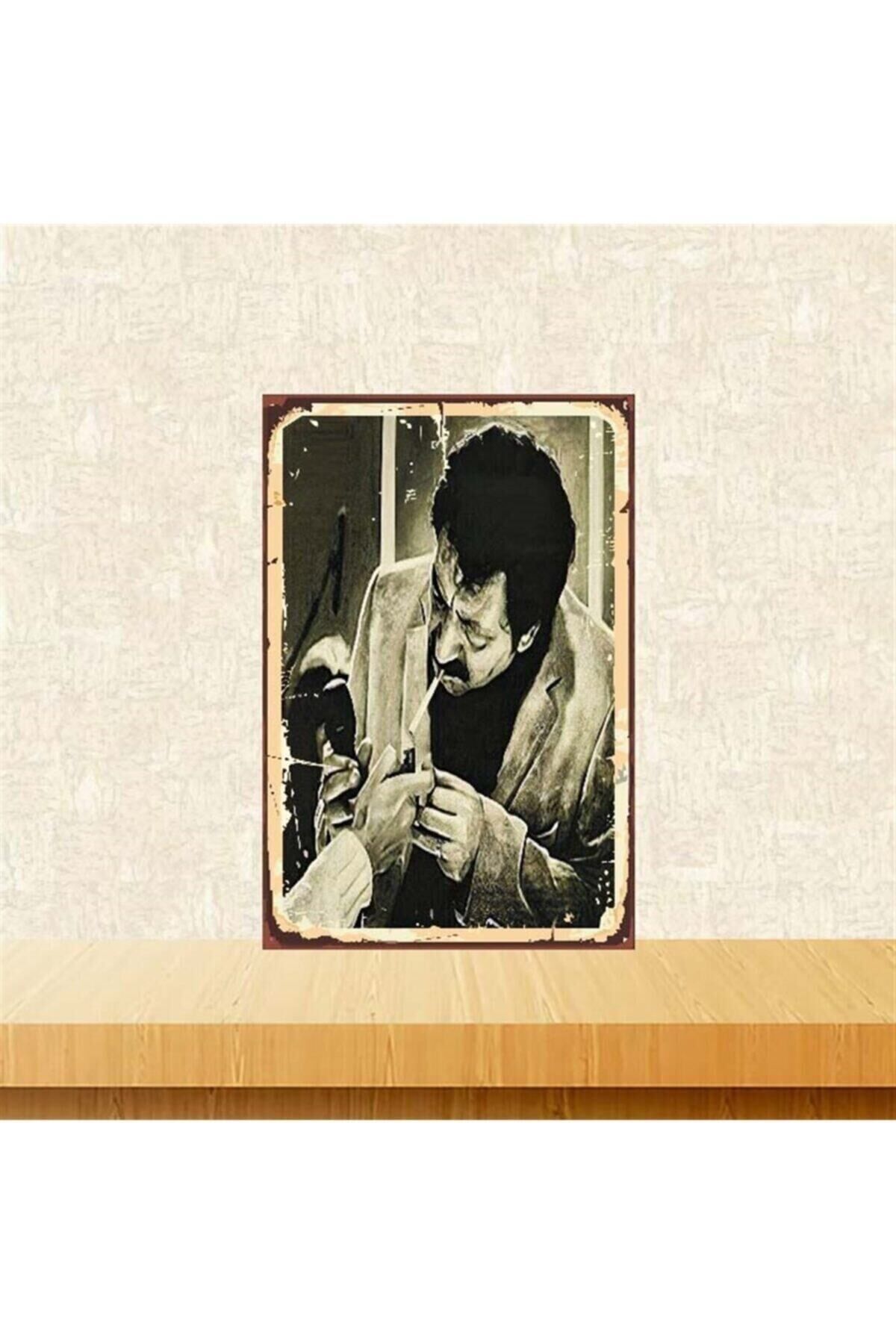 Müslüm Gürses 20x30 Cm Retro Ahşap Poster Tkfx3966