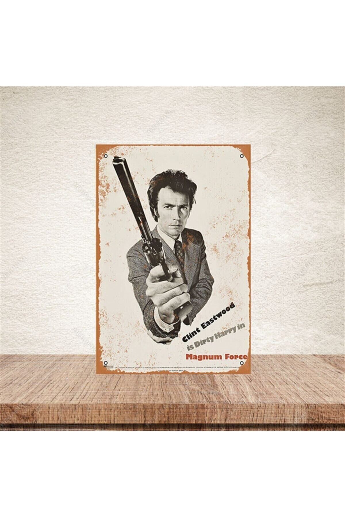 Magnum Force 20-30 Cm Retro Ahşap Poster