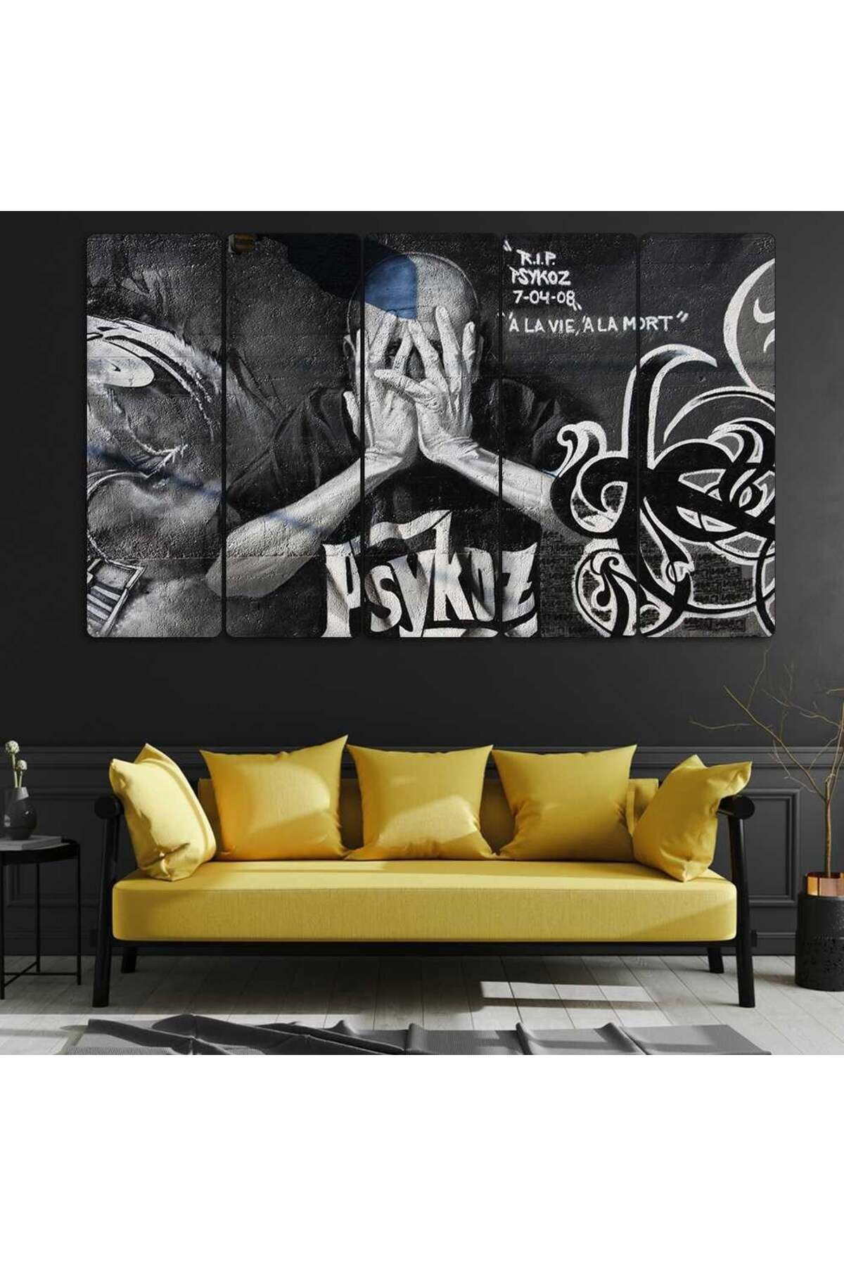 Graffiti, Psykoz R.I.P, Rap - 5 Parçalı Tablo