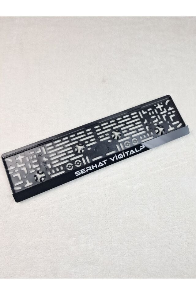 Kişiye Özel Lazer Kesim Piano Black Pleksi Plakalık ( 2 Adet)