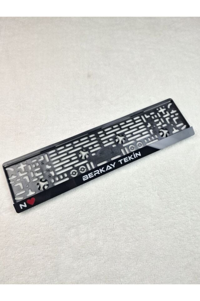 Kişiye Özel Lazer Kesim Piano Black Pleksi Plakalık ( 2 Adet)