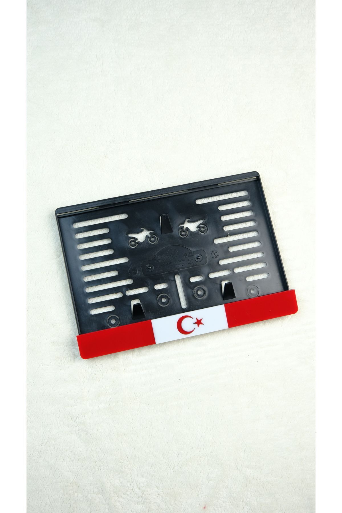 TÜRK BAYRAĞI PLEKSİ MOTOR PLAKALIK Uyumlu