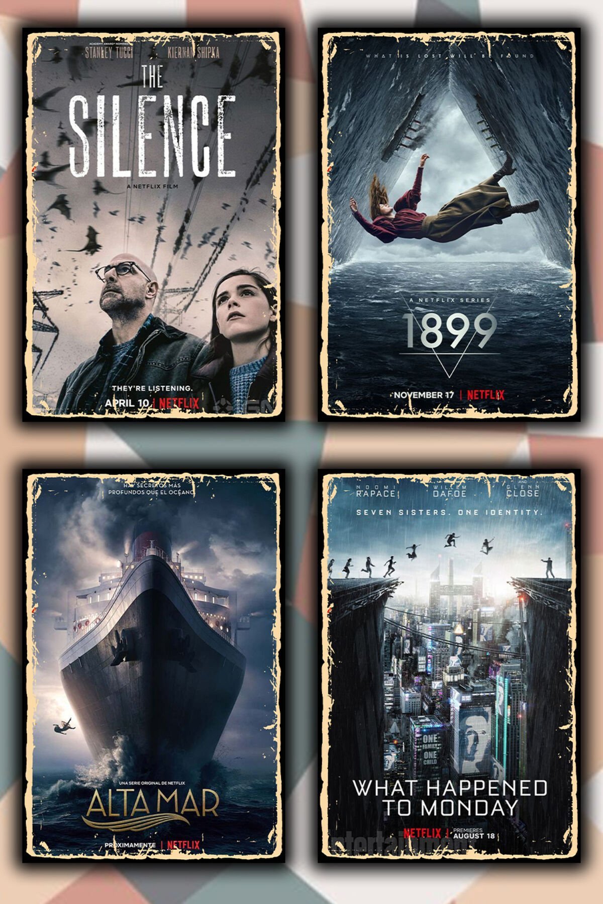 Film Afişler 4lü poster 20x30