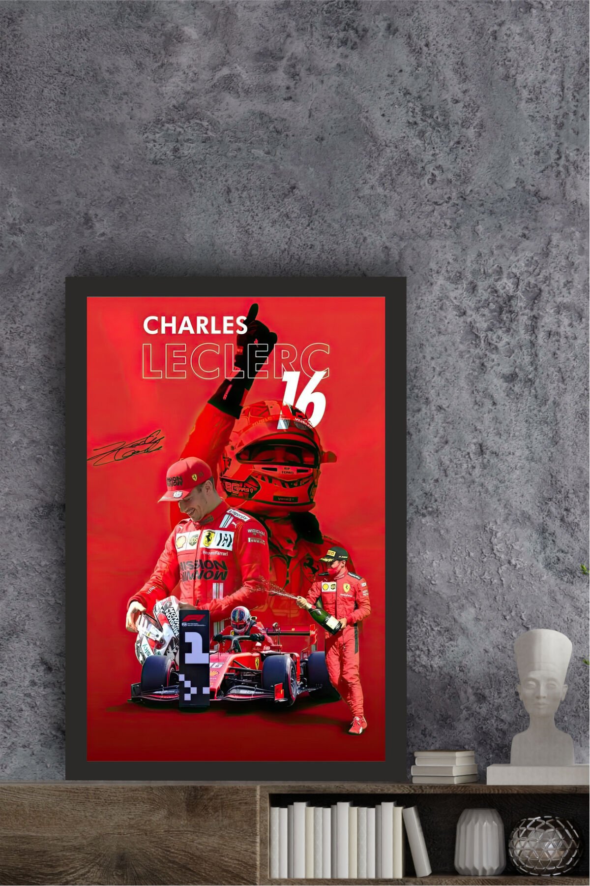 genç odası çerceve görünümlü mdf tablo