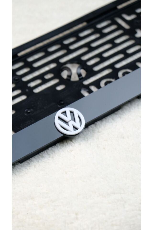 VW UYUMLU 3D LAZER KESİM PLEKSİ PLAKALIK (2 ADET)