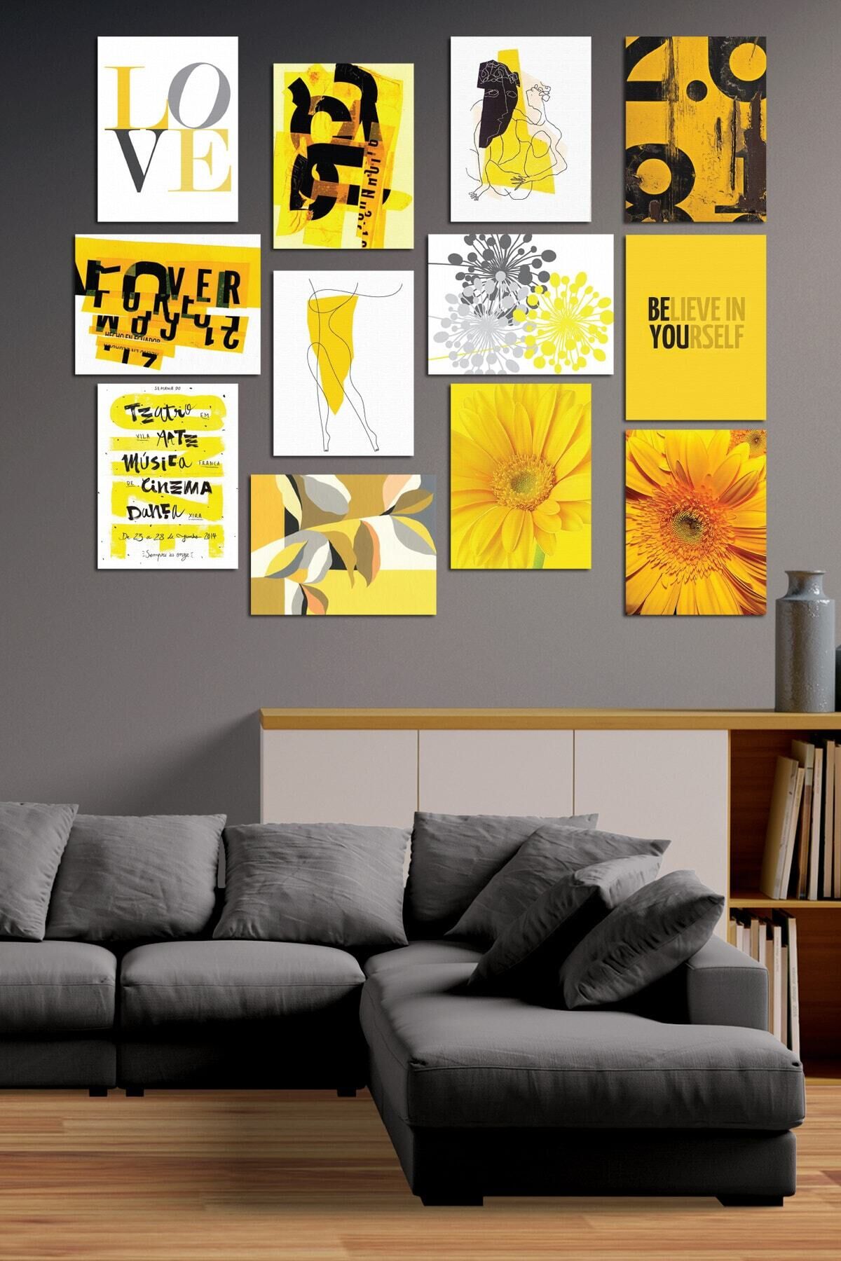 Modern Style 12 Parçalı Mdf Tablo Mck023