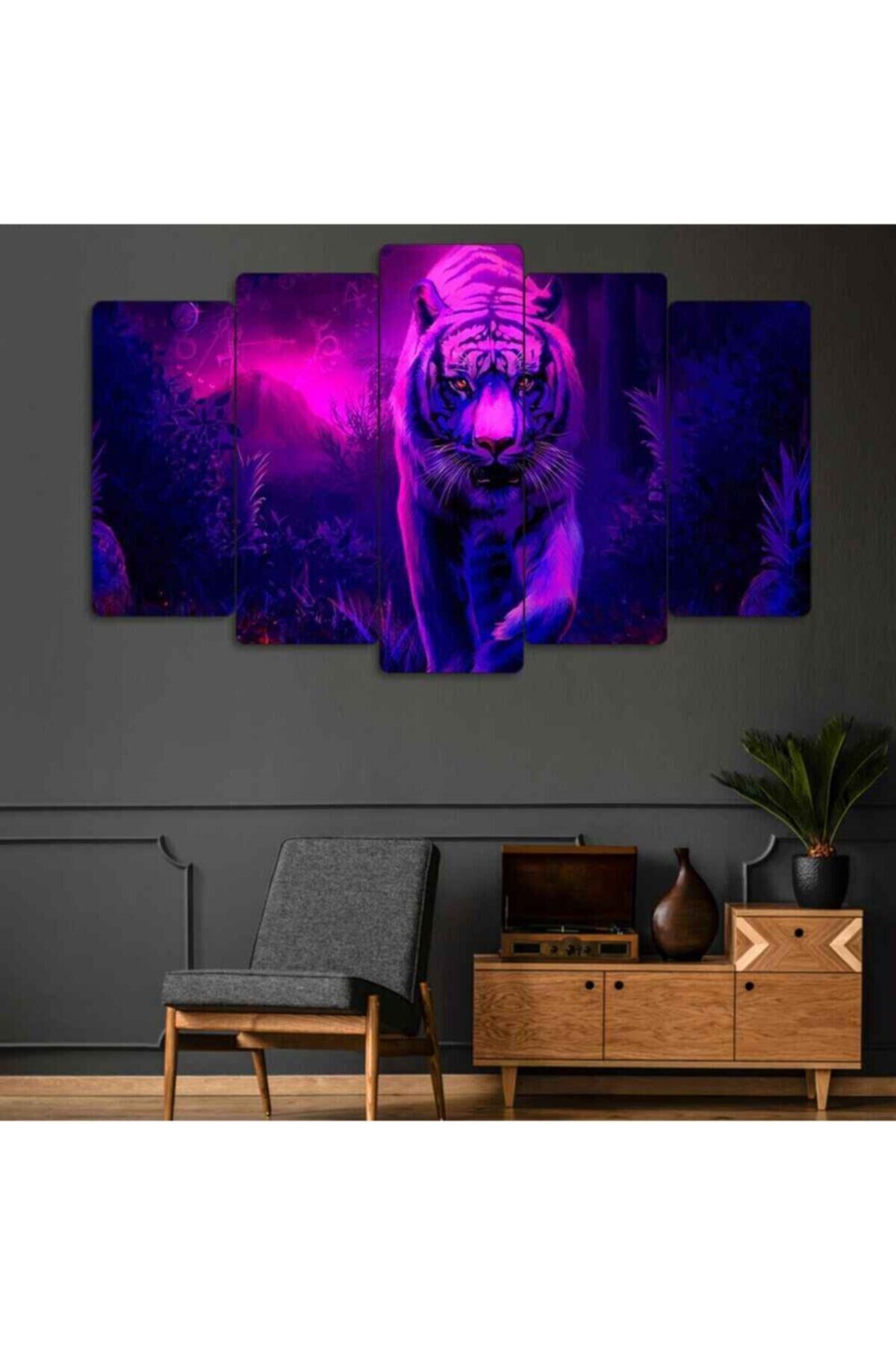 Kaplan 5 Parçalı Tablo