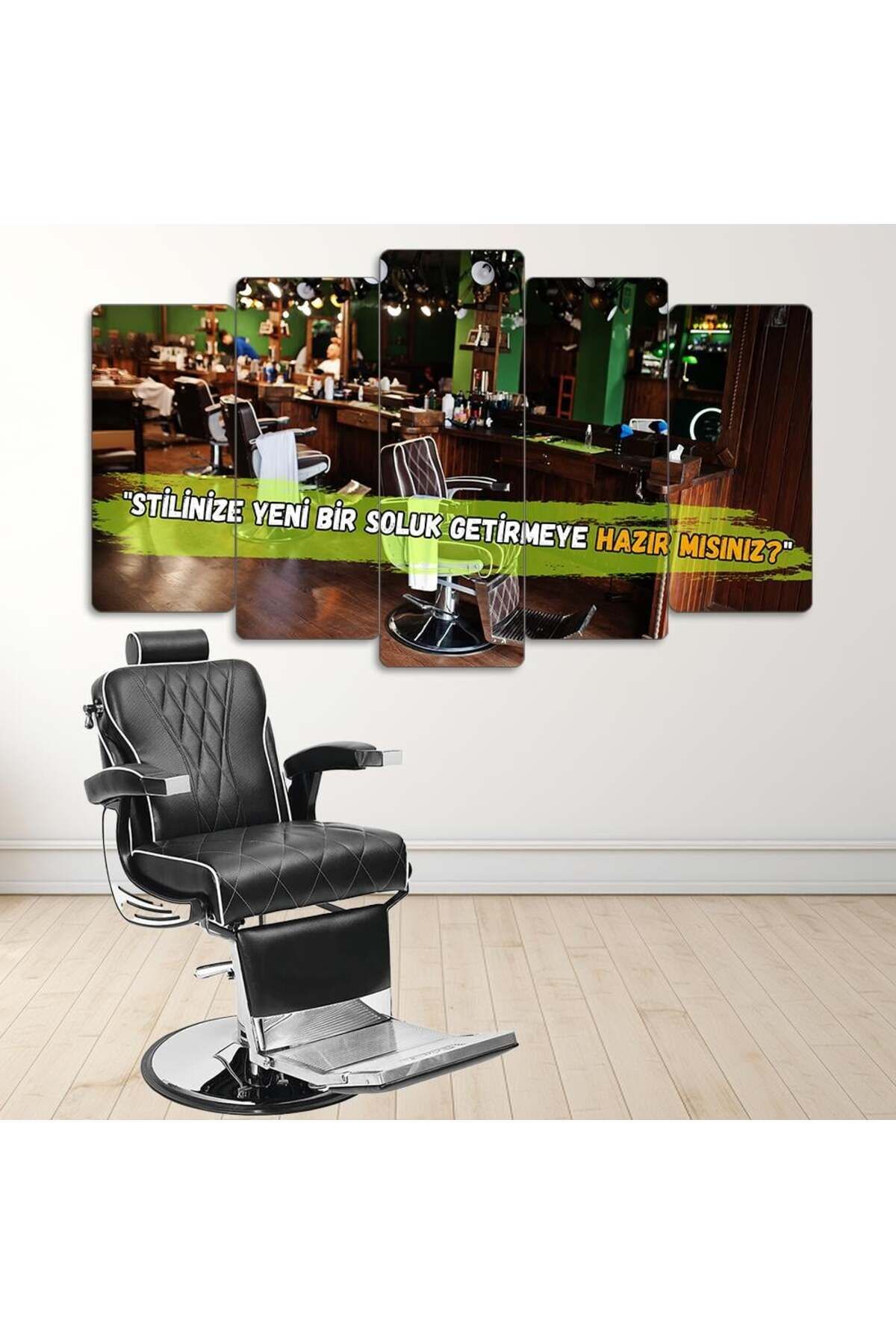 Stilinize Yeni Bir Soluk - 5 Parçalı Berber Tablo