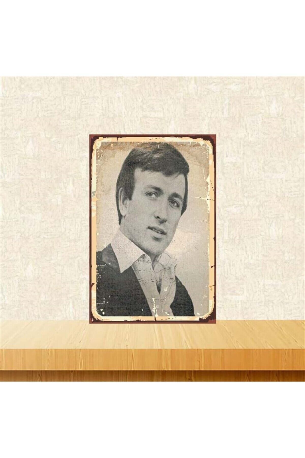 Erol Evgin Retro Ahşap Poster Tkfx3845