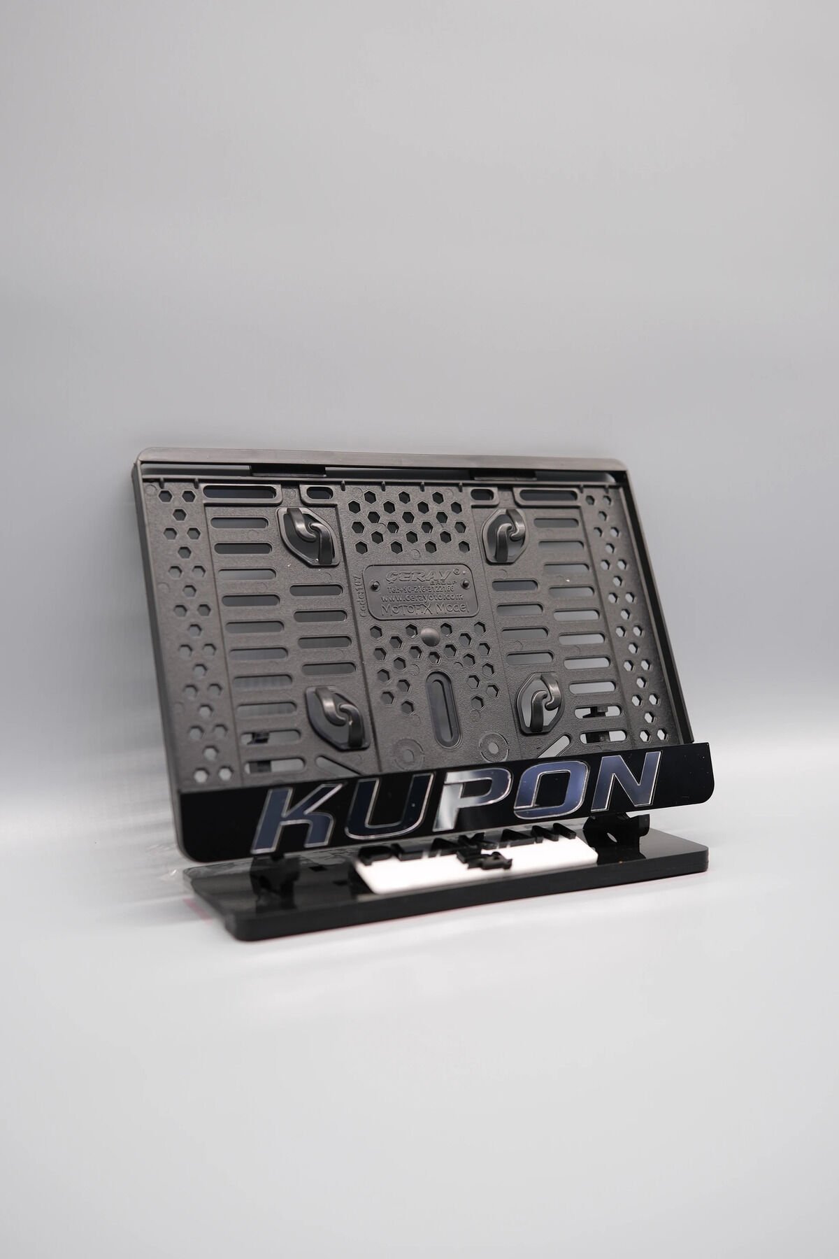 KUPON GÜMÜŞ PLEKSİ MOTOR PLAKALIĞI