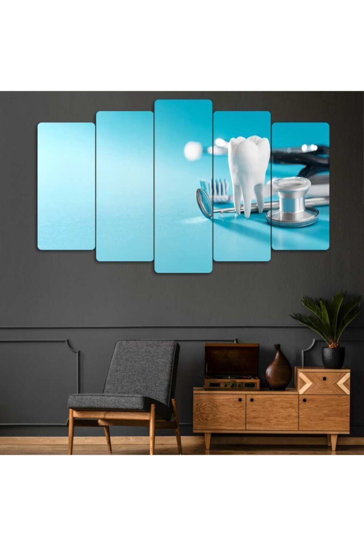Dişçi, Diş Doktoru, Sağlık - 5 Parçalı Tablo