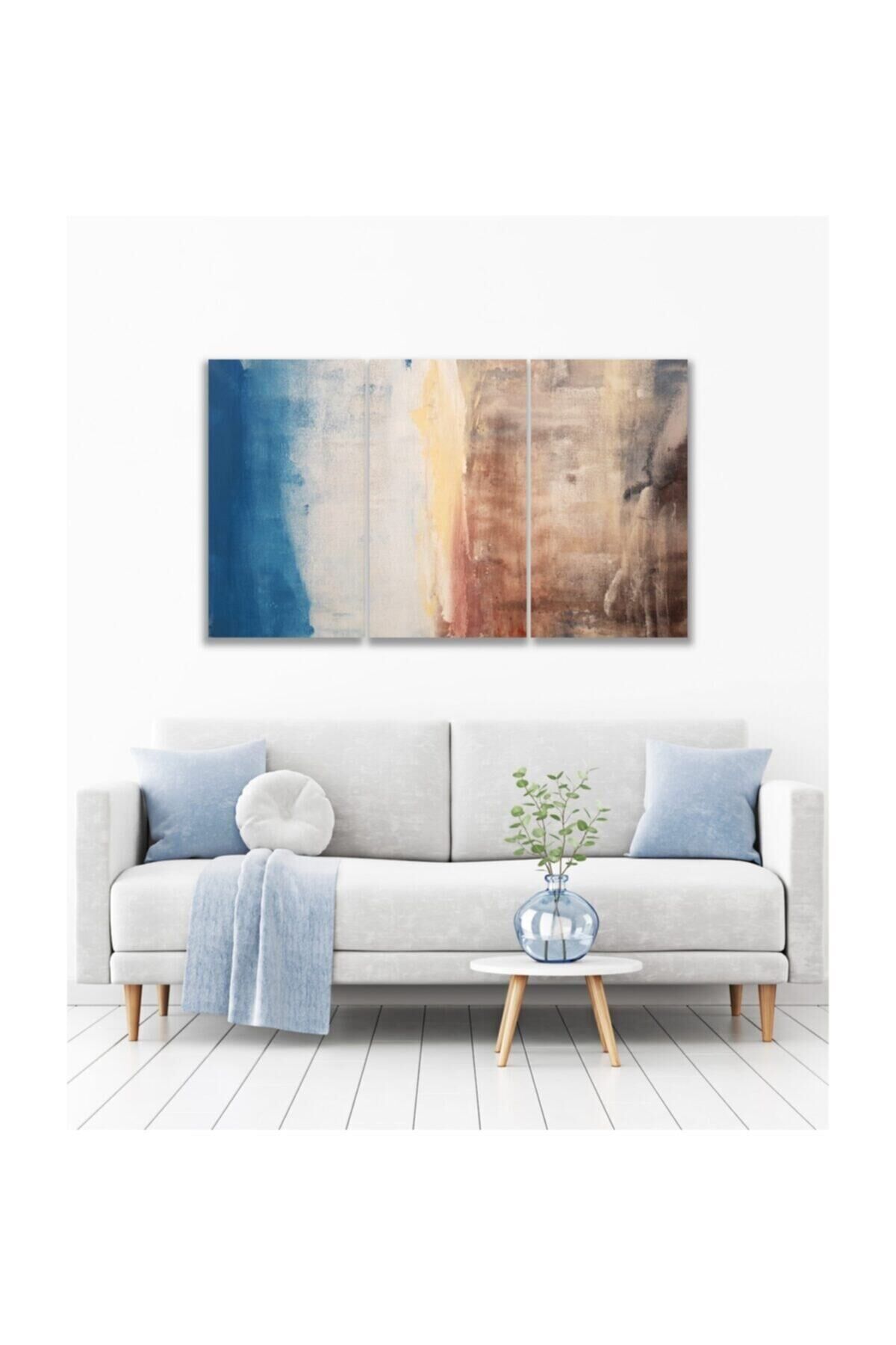 Hediyelik,dekoratif- Soyut Desenler 3 Parça Mdf Tablo 4