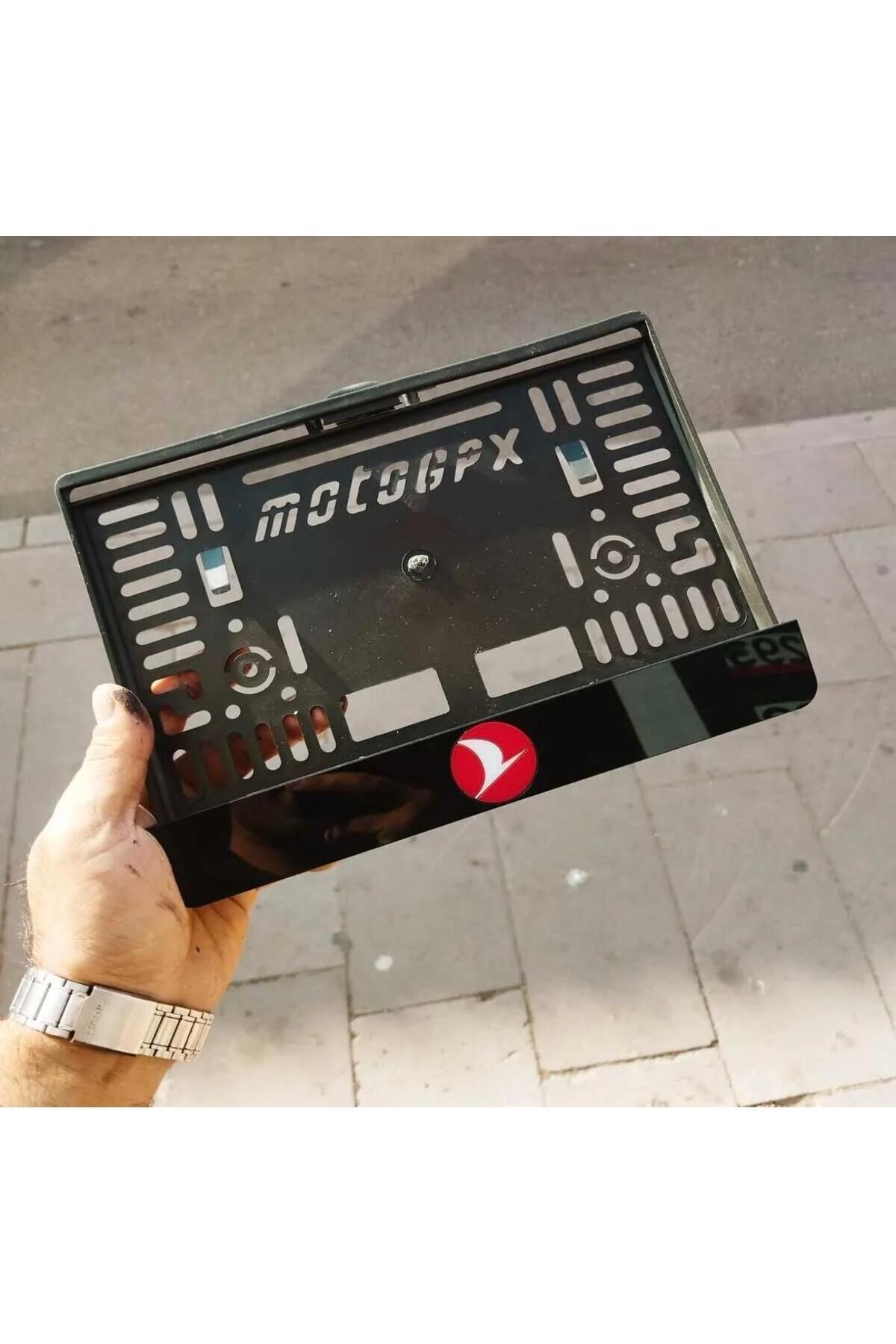 MOTORSİKLET PLAKALIK TURKISH AIRLINES LOGOLU LAZER KESİM PLEKSİ