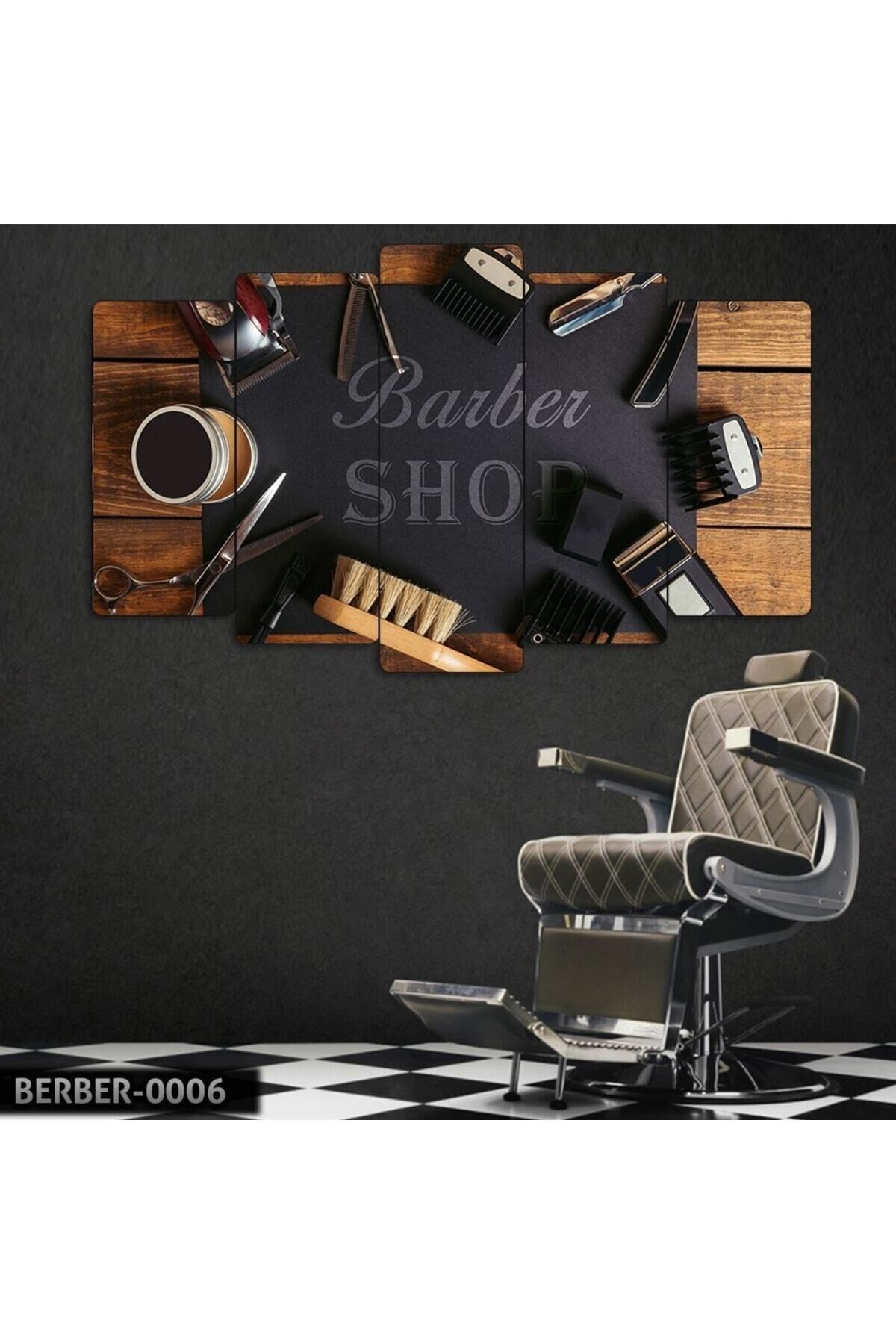 5 Parçalı Mdf Berber Tablosu