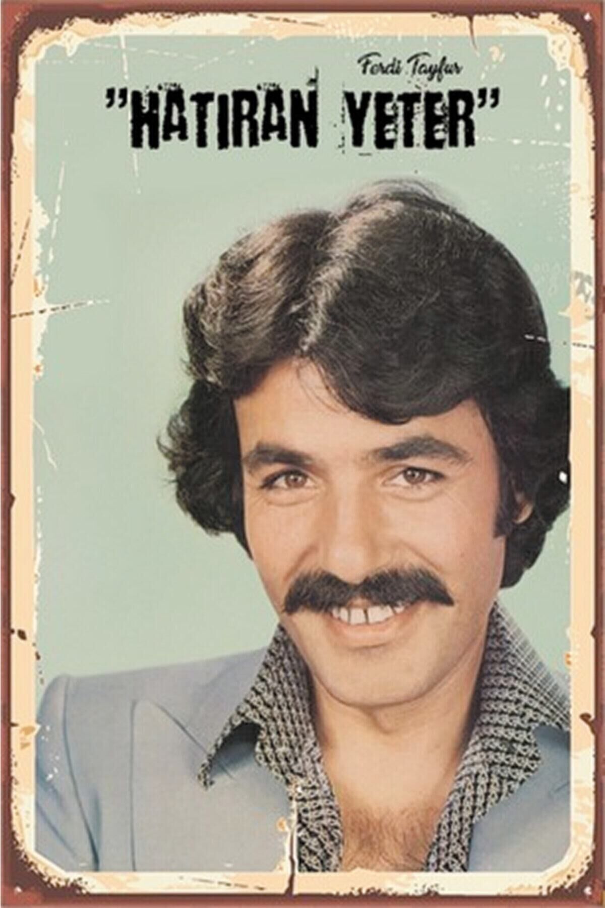 Ferdi Tayfur Retro Ahşap Poster 20 x 30