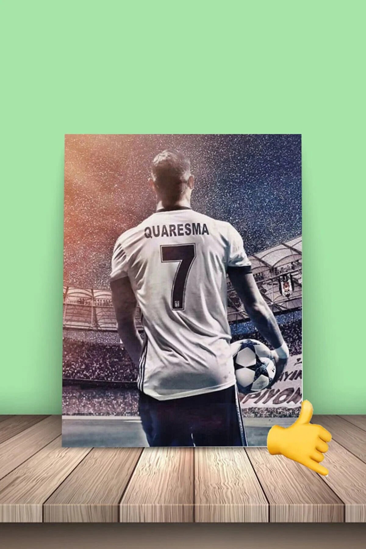 Ricardo Quaresma 1 -1 20x30 Mdf Ahşap Tablo