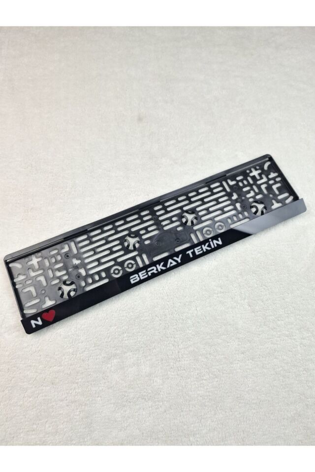 Kişiye Özel Lazer Kesim Piano Black Pleksi Plakalık ( 2 Adet)