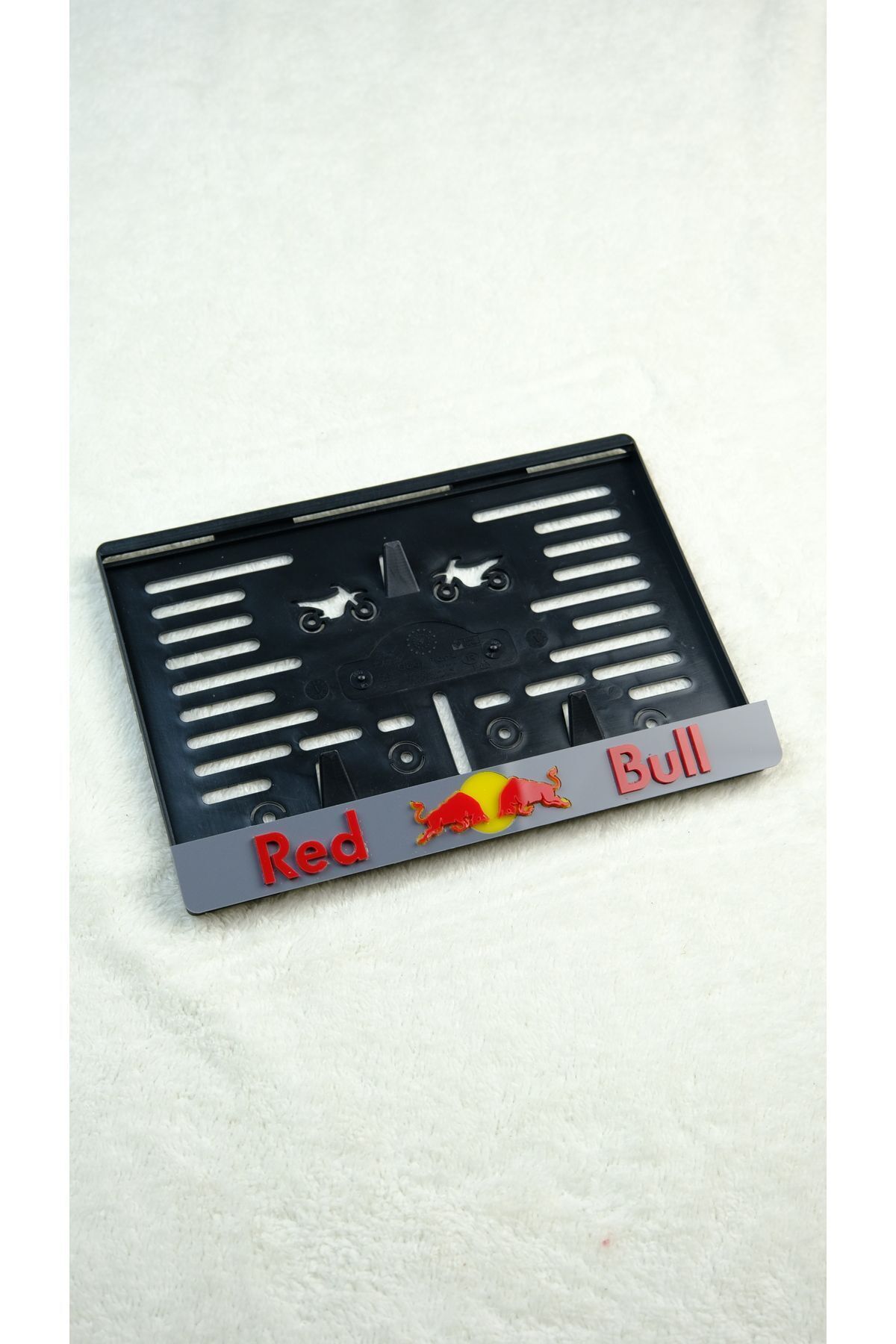 Red Bull 3D Uyumlu Lazer Kesim Pleksi Motor Plakalık