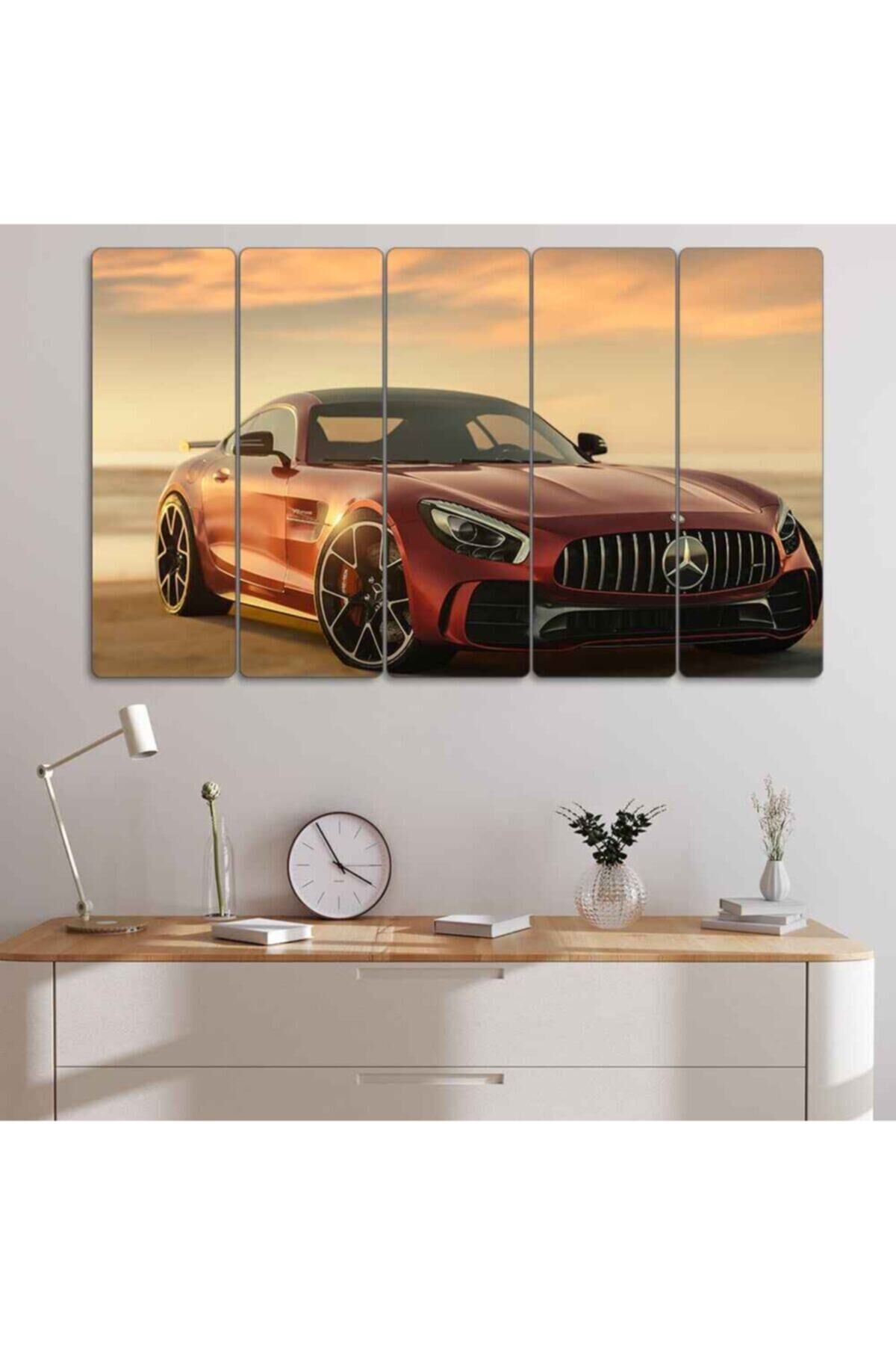Mercedes - 5 Parçalı Tablo