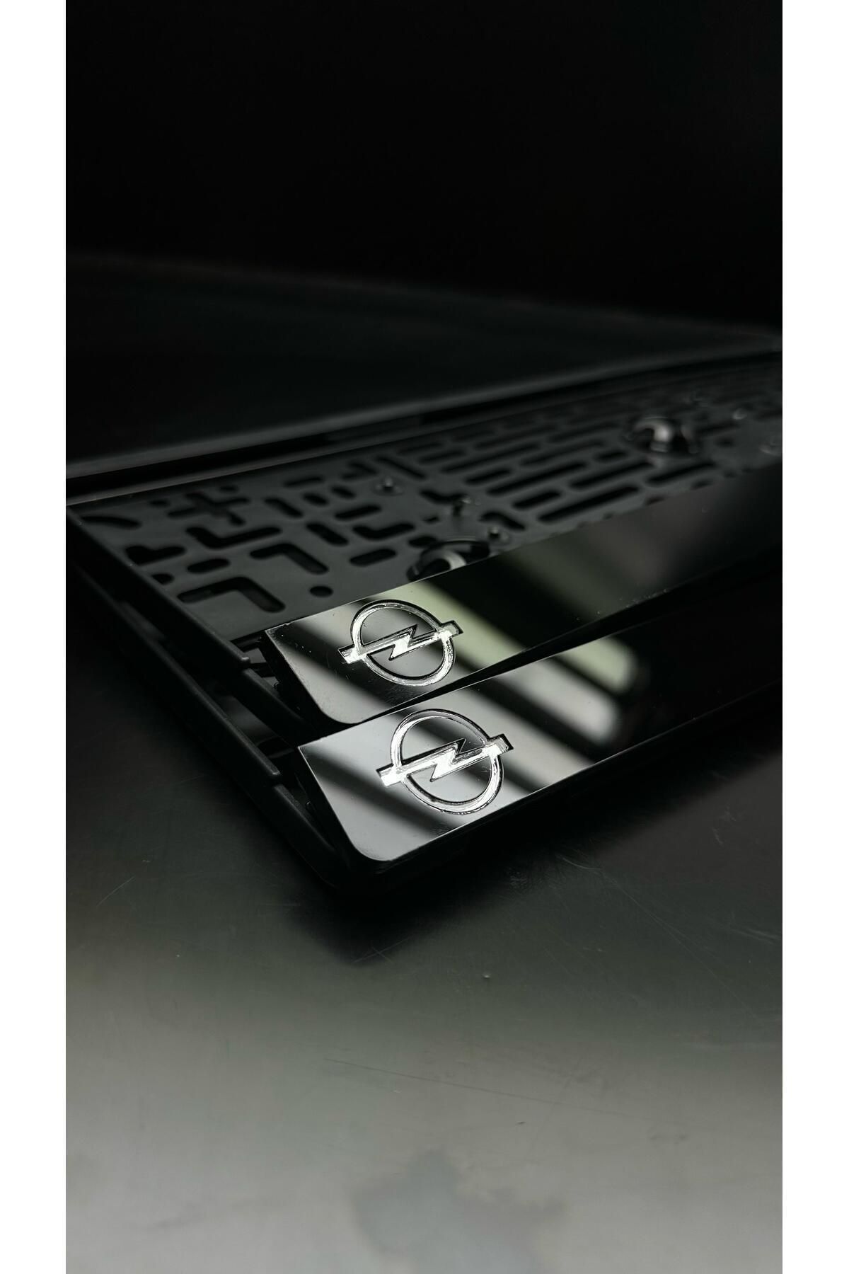 3D LÜX Opel Uyumlu Parlak Takmatik Pleksi Plakalık